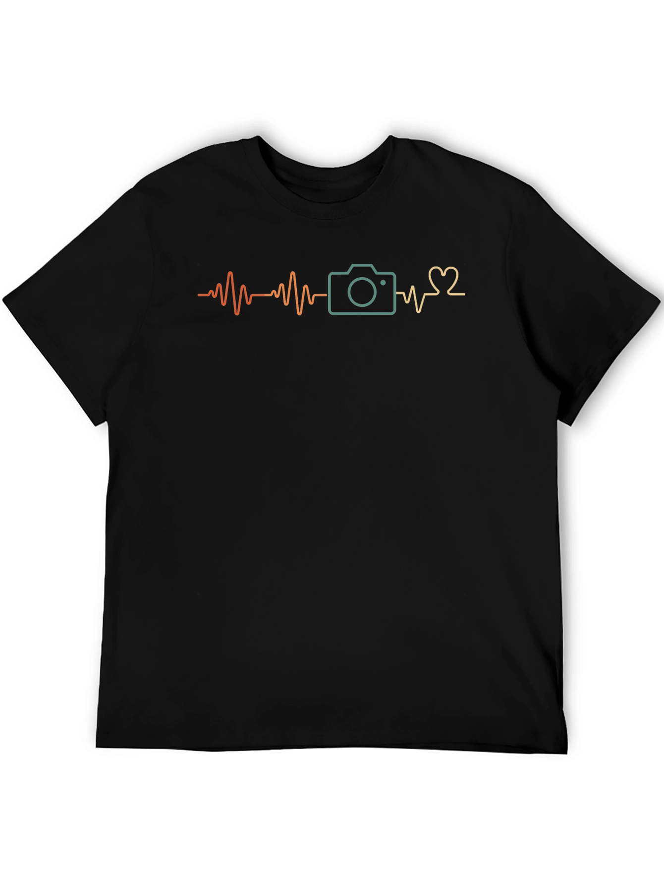 Camera Heartbeat T-Shirt - Photographers Passion