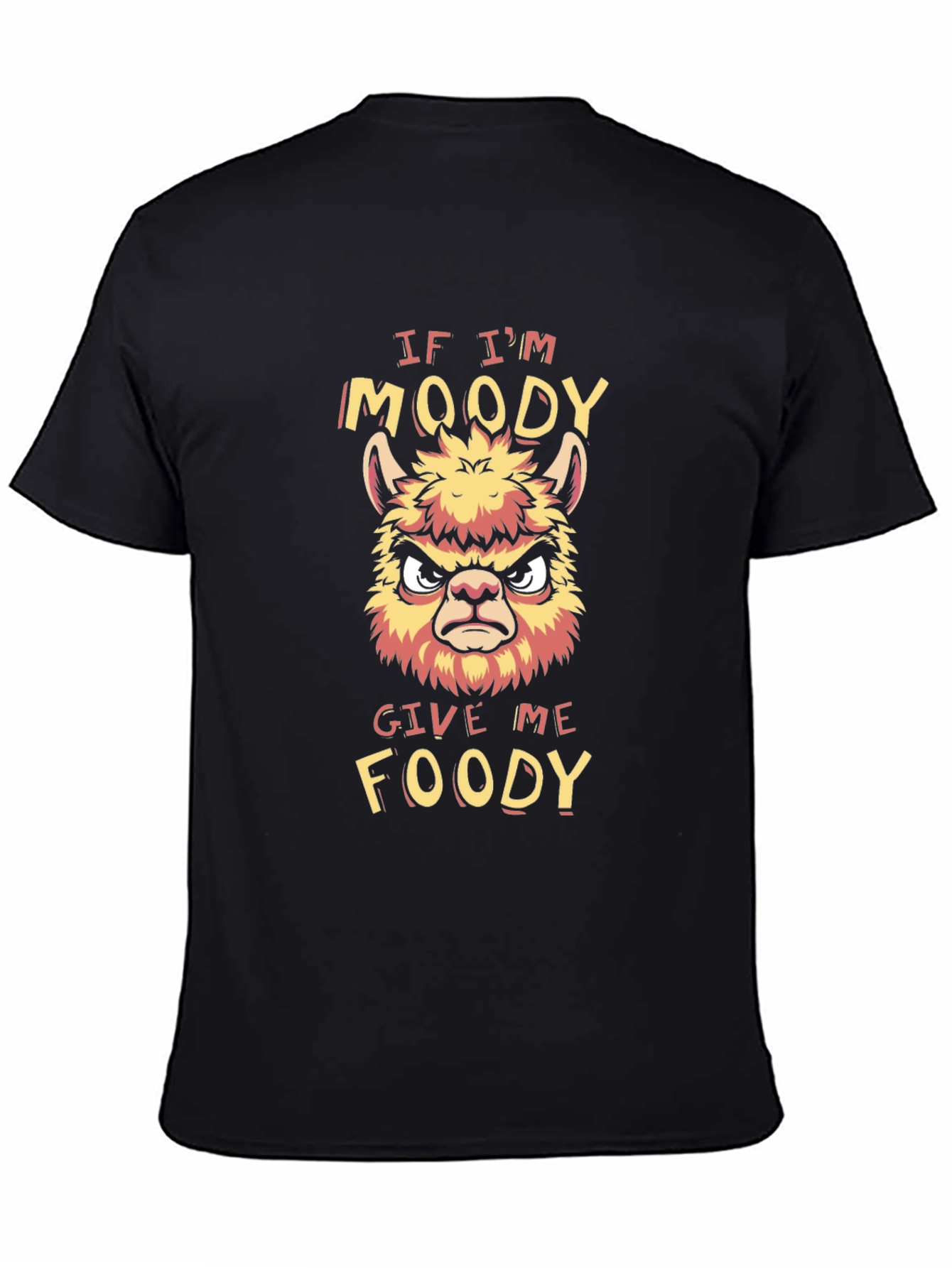 Moody Llama Graphic T-Shirt - Funny & Unique