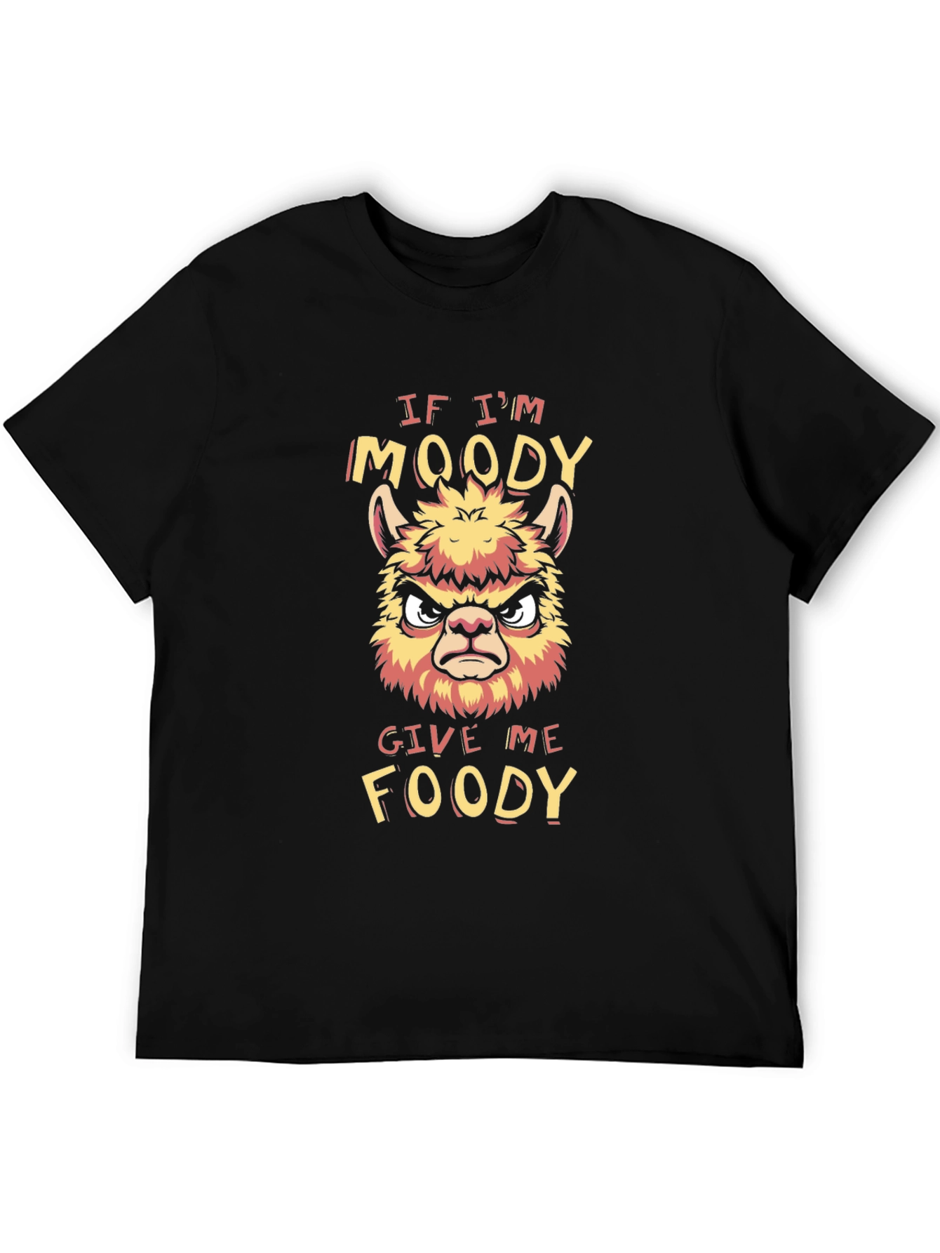 Moody Llama Graphic T-Shirt - Funny & Unique