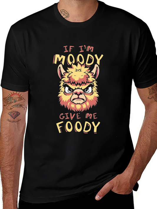 Moody Llama Graphic T-Shirt - Funny & Unique