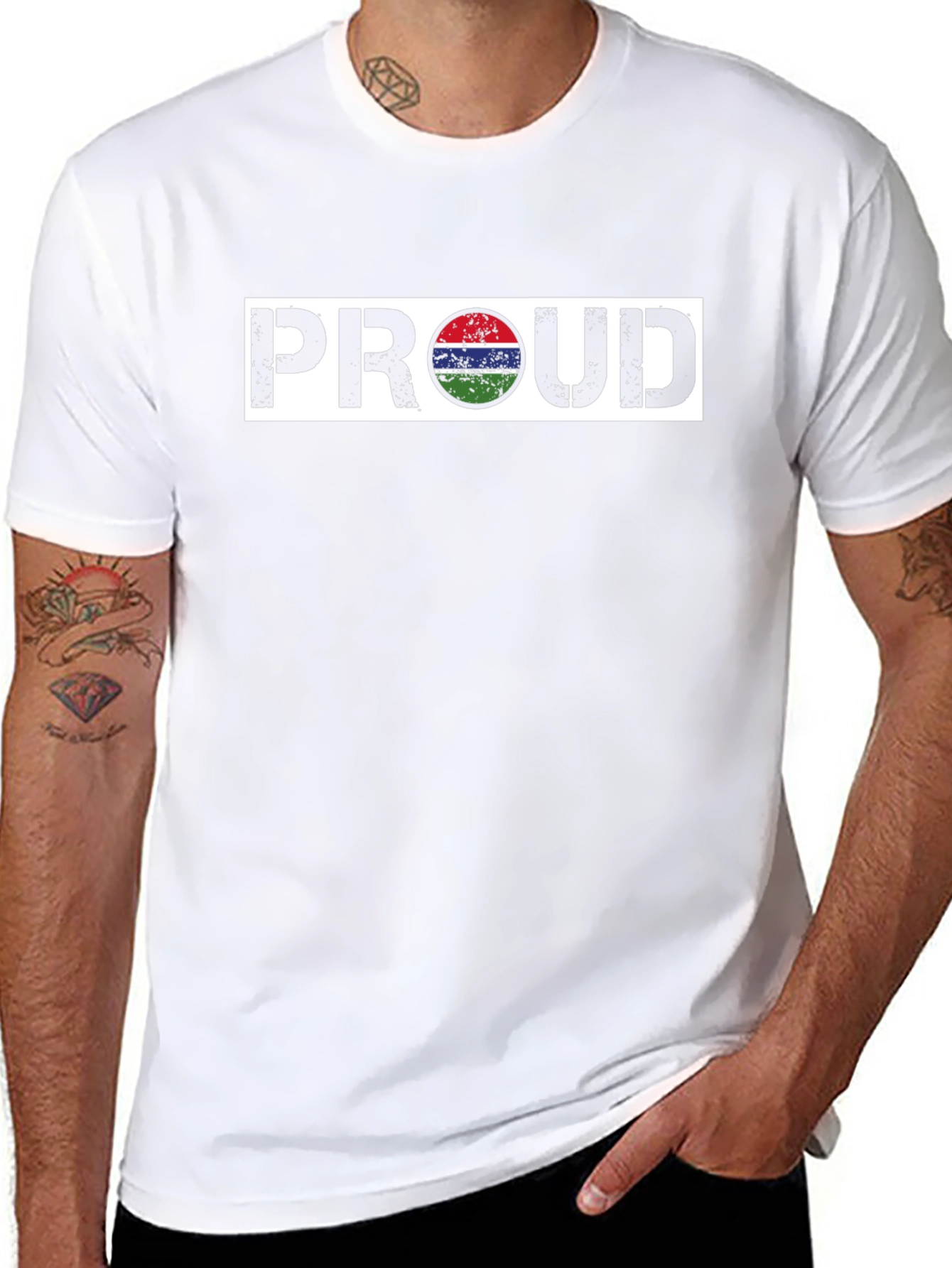 Proud Gambia Flag T-Shirt