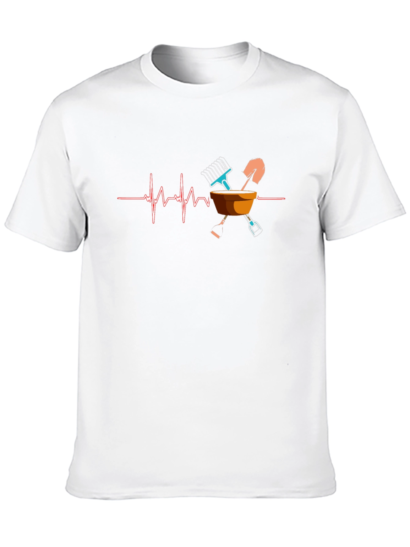 Gardening Heartbeat T-Shirt