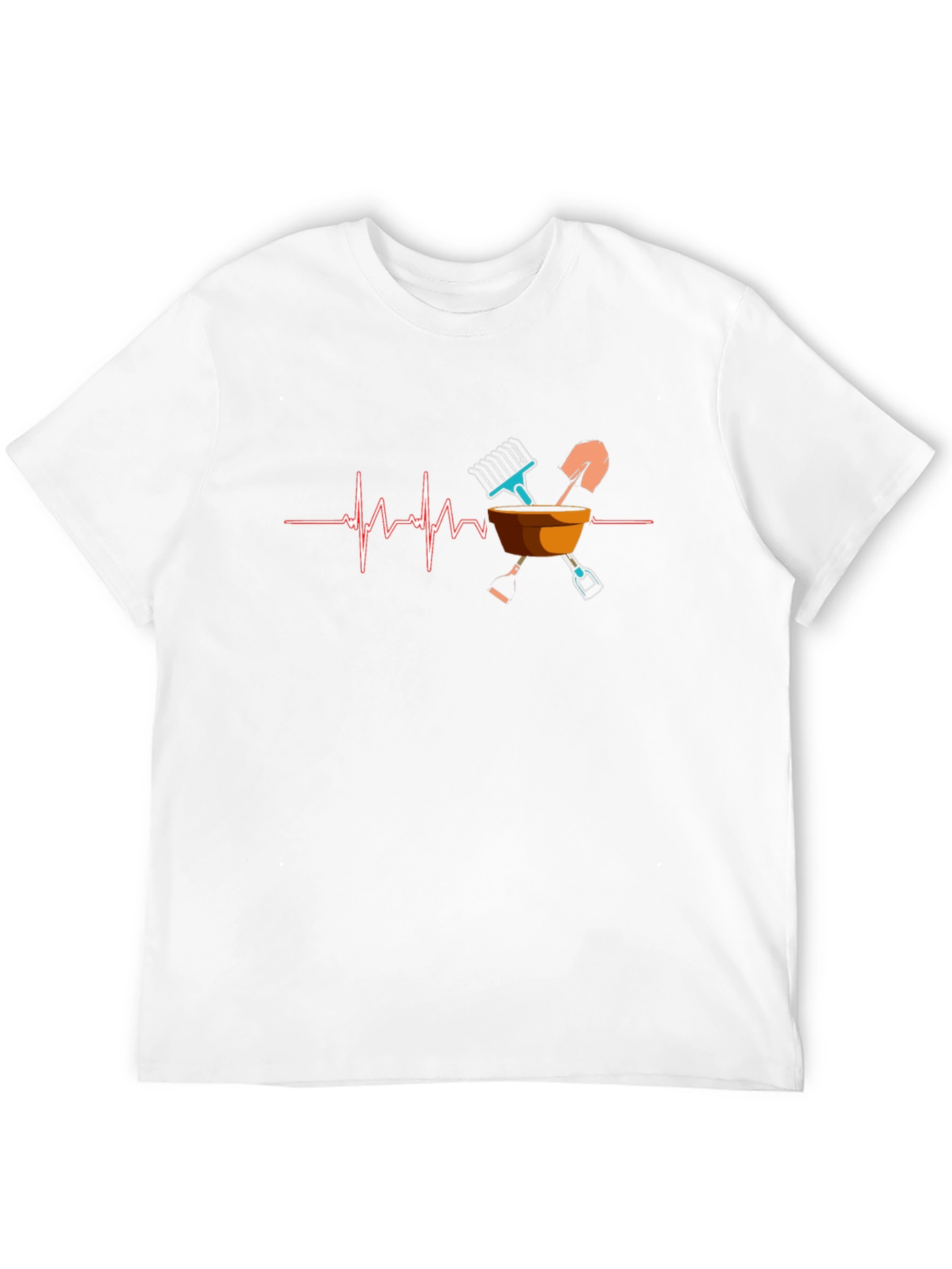 Gardening Heartbeat T-Shirt