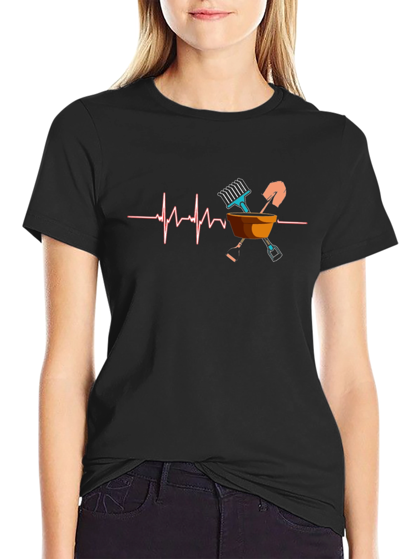 Gardening Heartbeat T-Shirt
