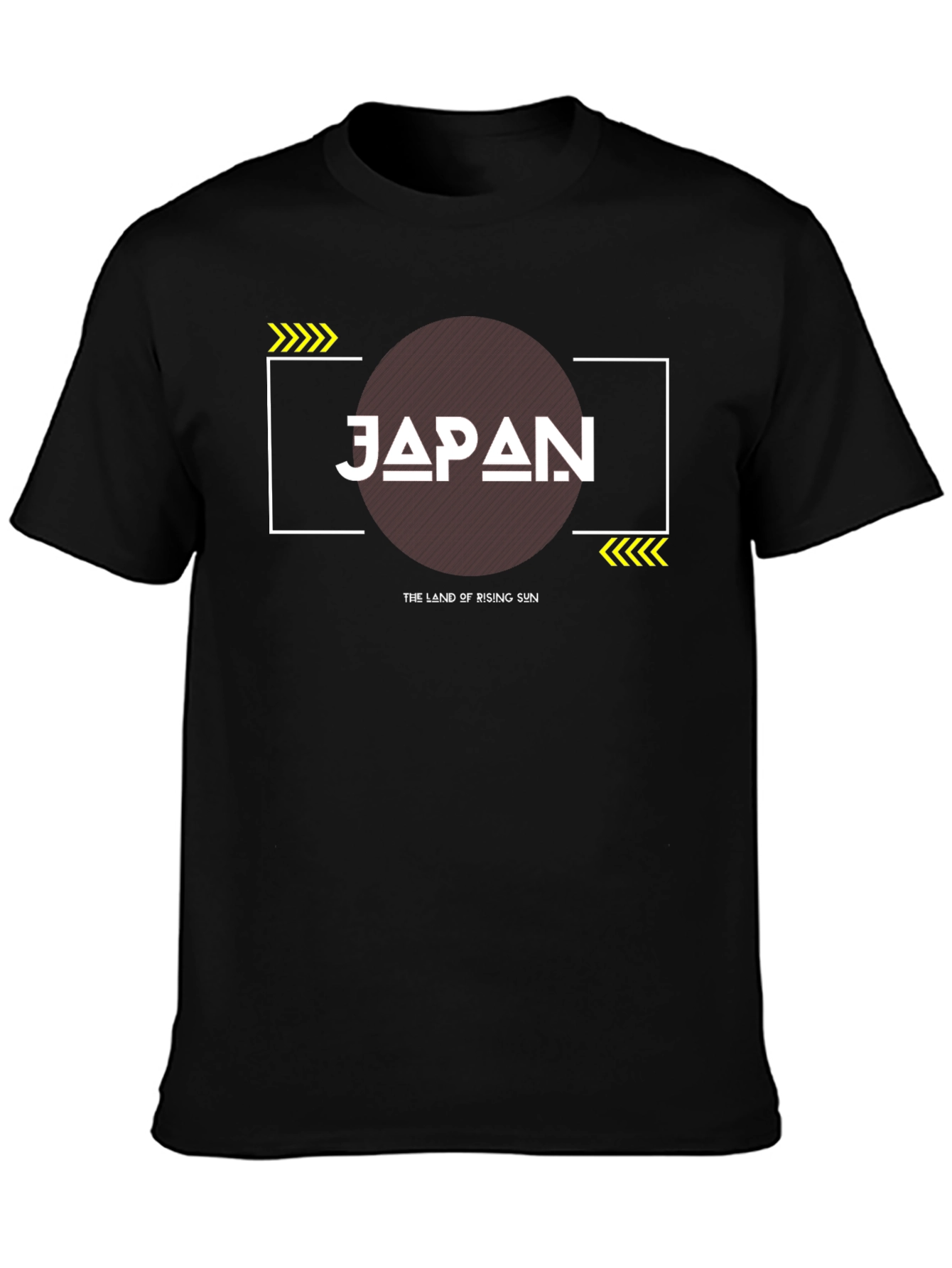 Japan The Land of Rising Sun Black T-Shirt