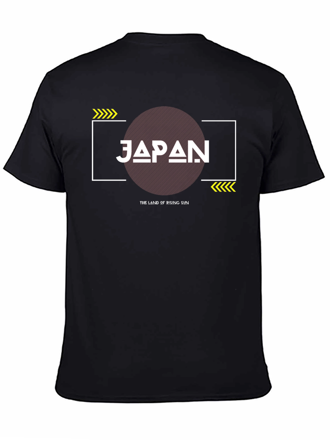 Japan The Land of Rising Sun Black T-Shirt