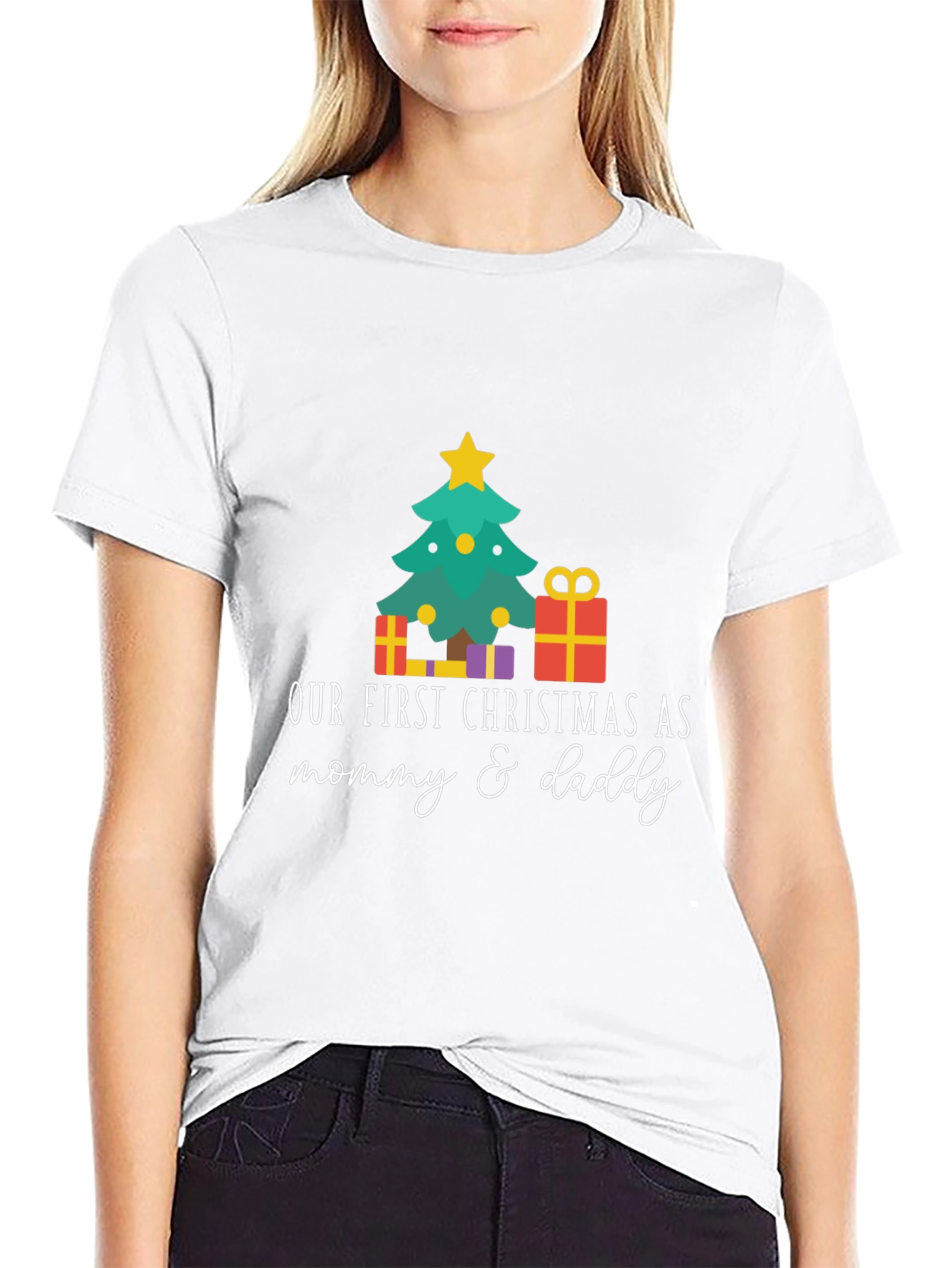 Our First Christmas As Mommy & Daddy T-Shirt