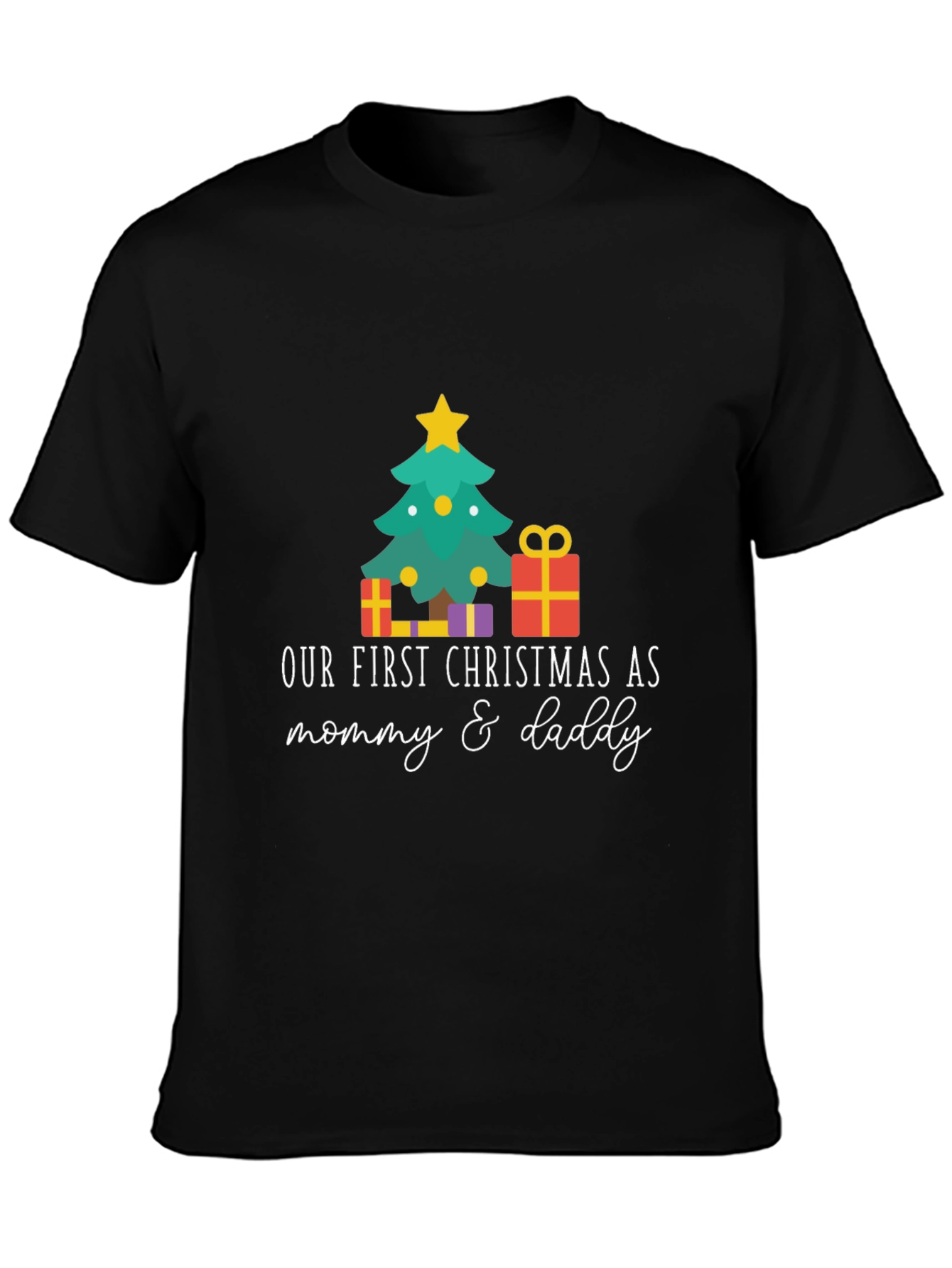Our First Christmas As Mommy & Daddy T-Shirt