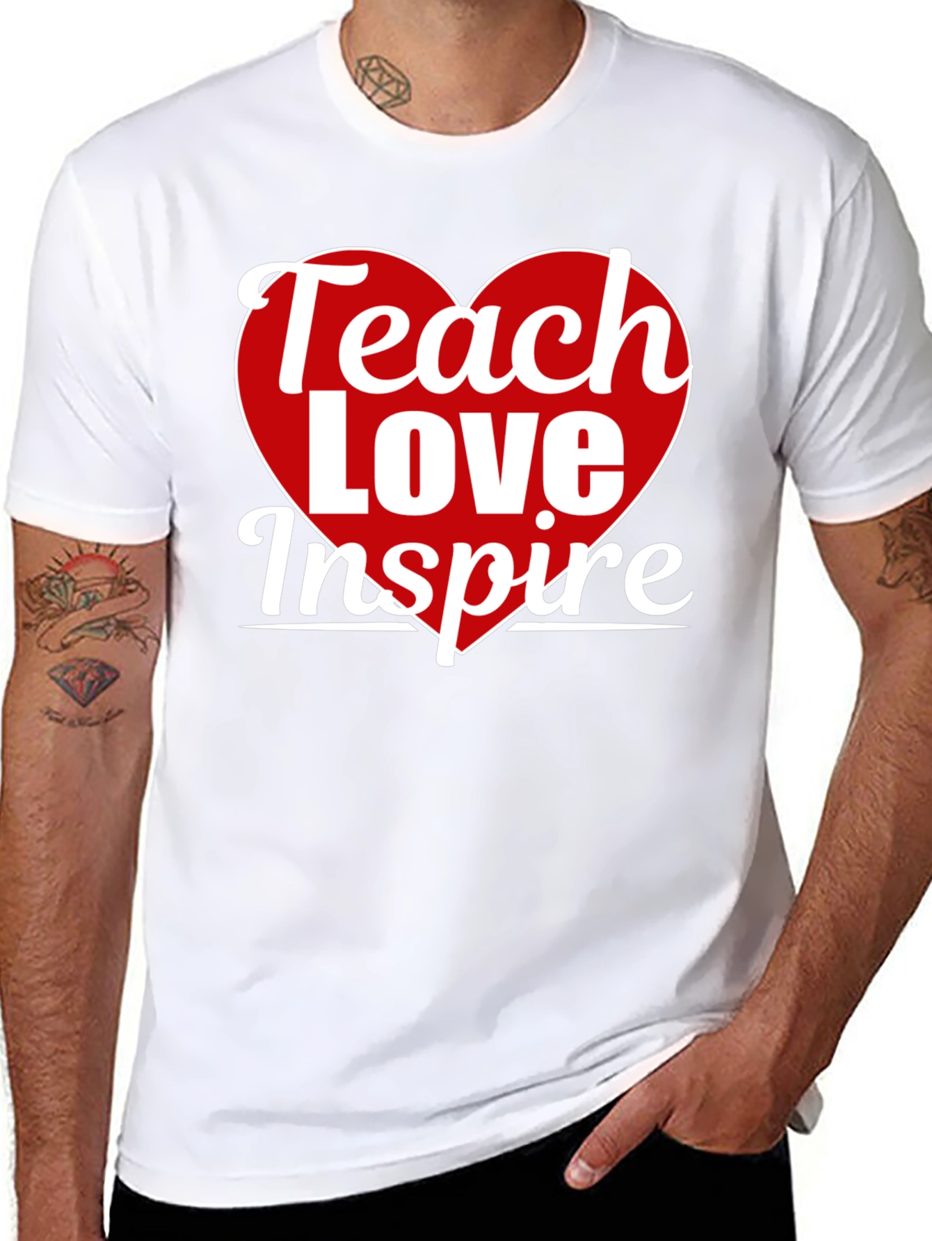 Teach Love Inspire T-Shirt Teacher Appreciation