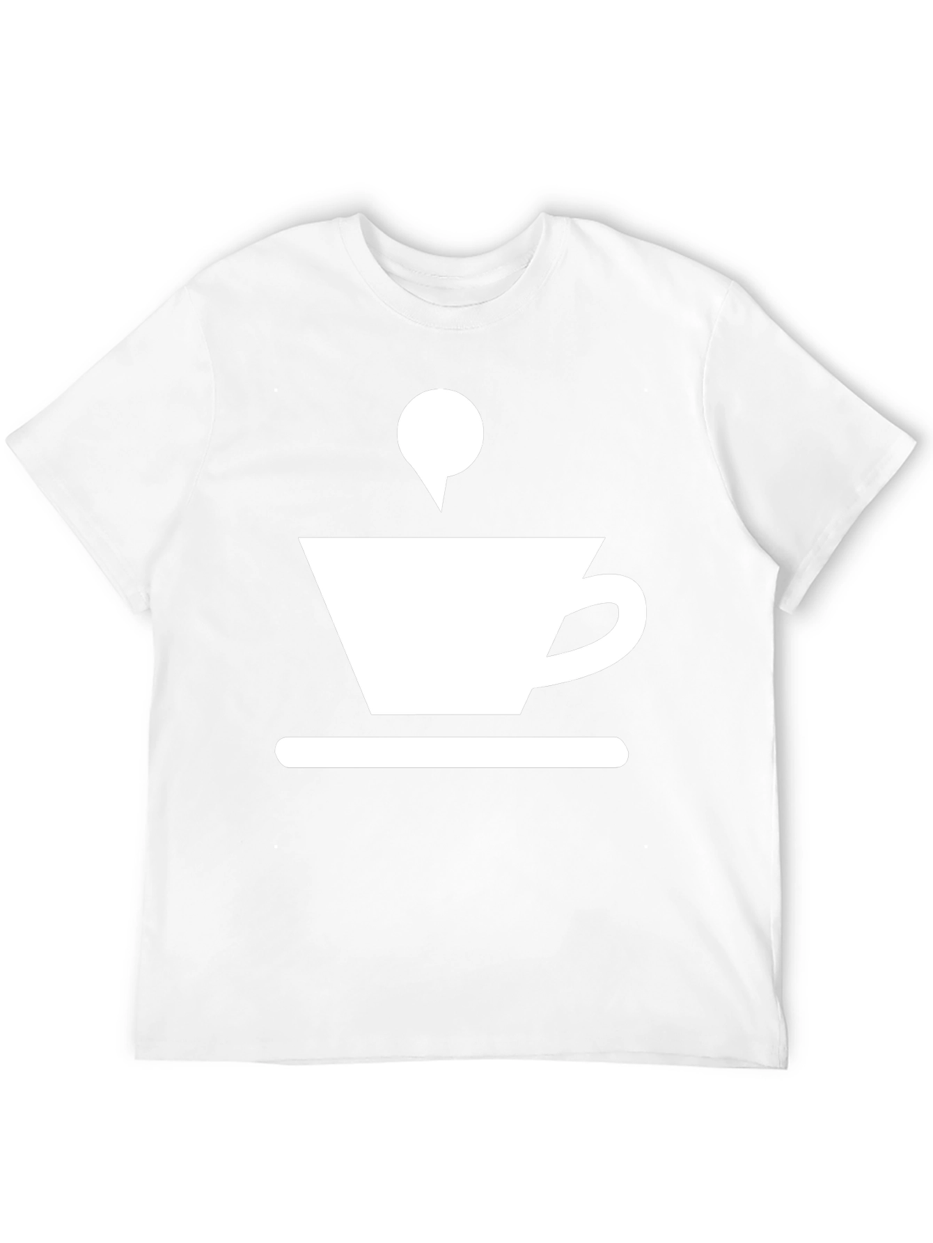 Coffee Cup Graphic Tee - Casual Black T-Shirt
