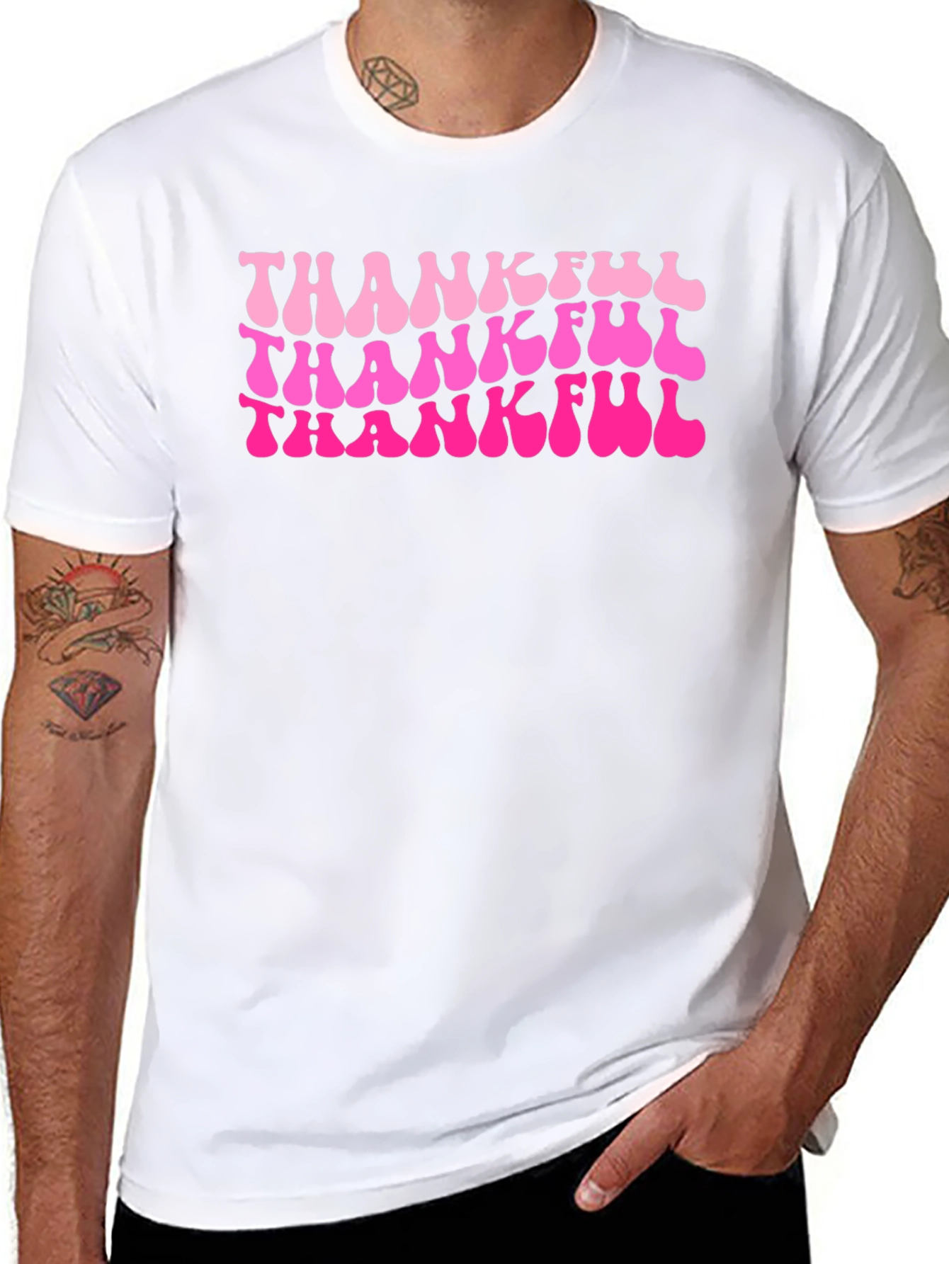 Thankful T-Shirt - Retro Thanksgiving Tee
