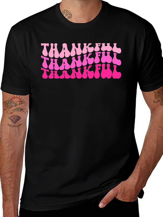 Thankful T-Shirt - Retro Thanksgiving Tee