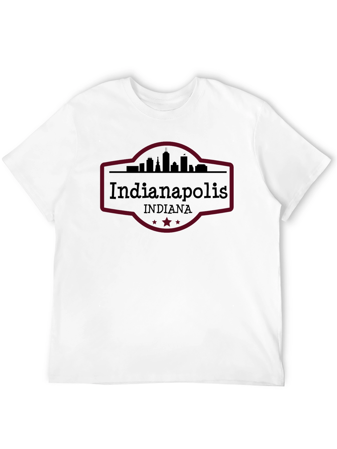 Indianapolis Skyline T-Shirt - Indiana Souvenir Tee