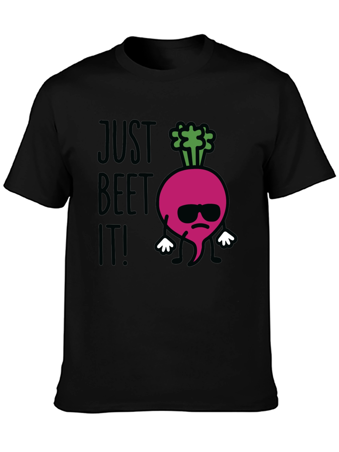 Just Beet It! Funny Graphic T-Shirt