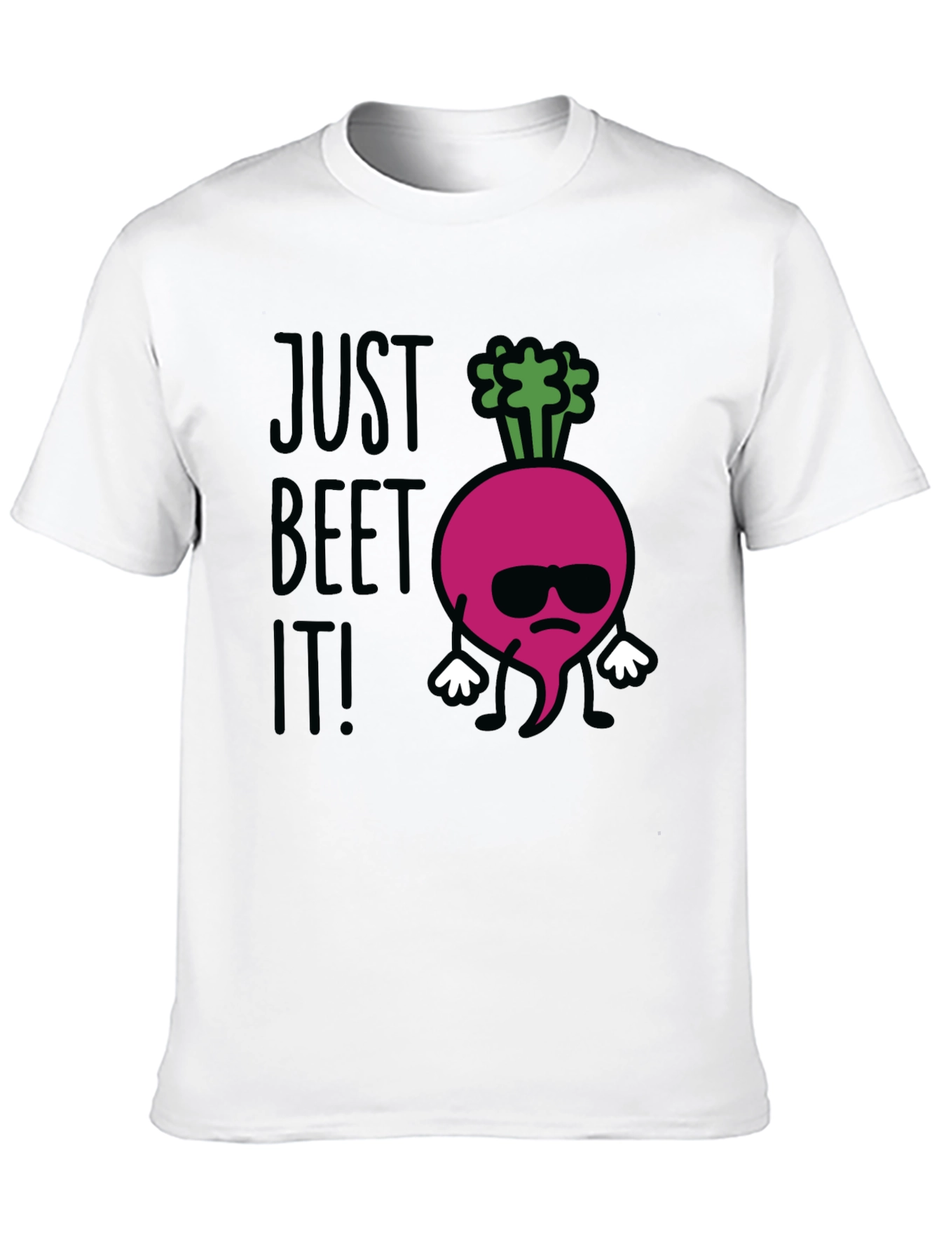 Just Beet It! Funny Graphic T-Shirt