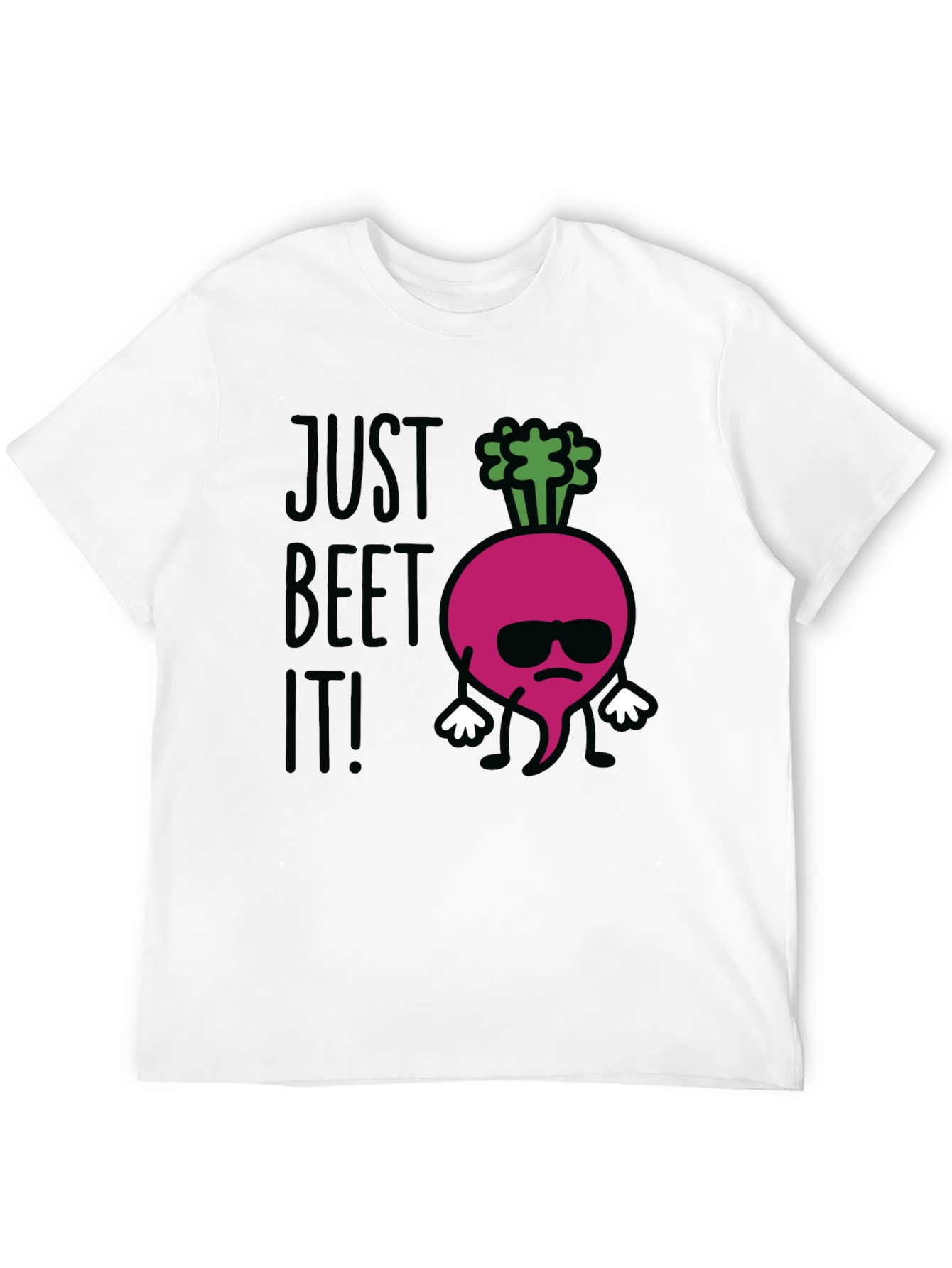Just Beet It! Funny Graphic T-Shirt