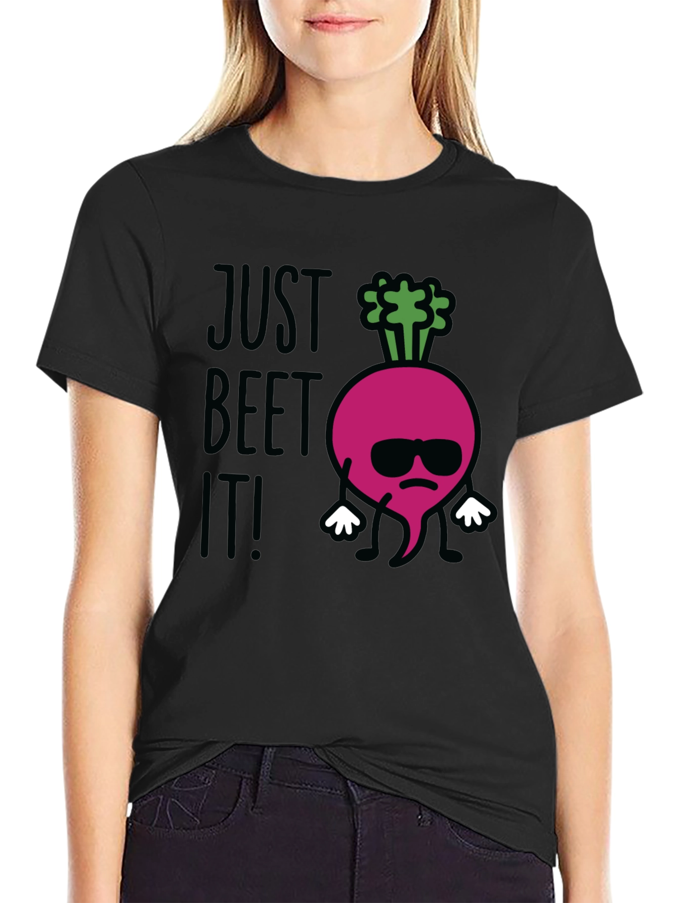 Just Beet It! Funny Graphic T-Shirt