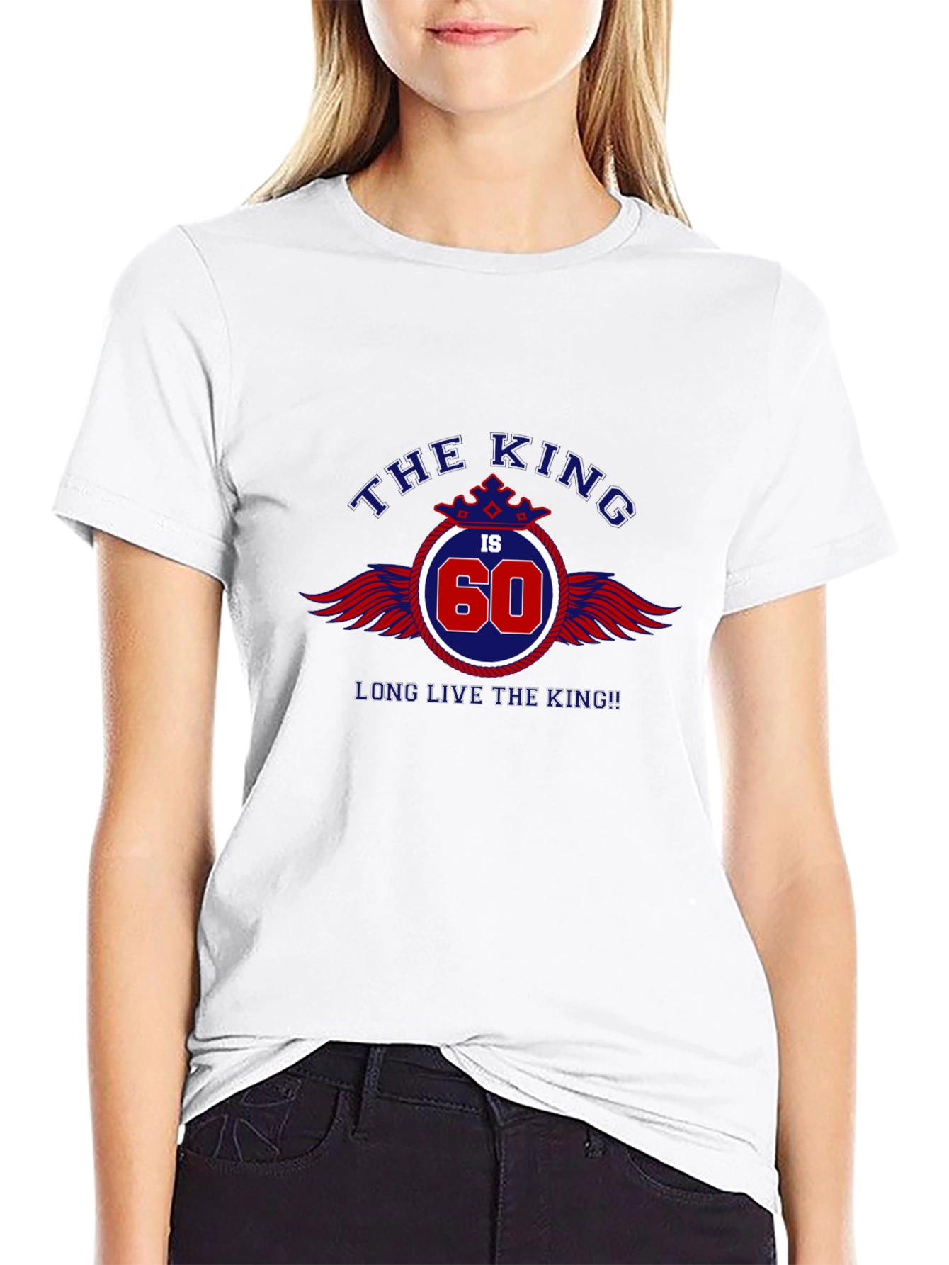 The King is 60 Black T-Shirt