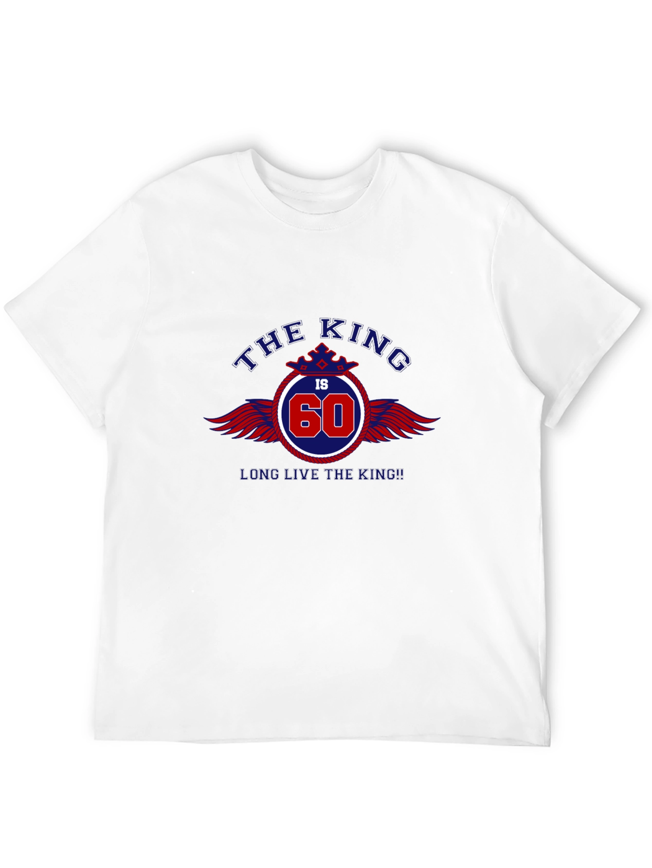 The King is 60 Black T-Shirt