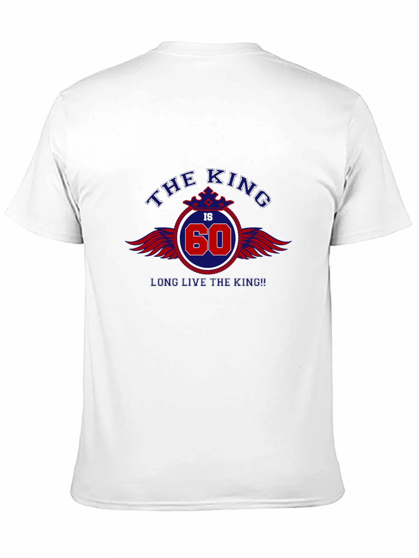 The King is 60 Black T-Shirt