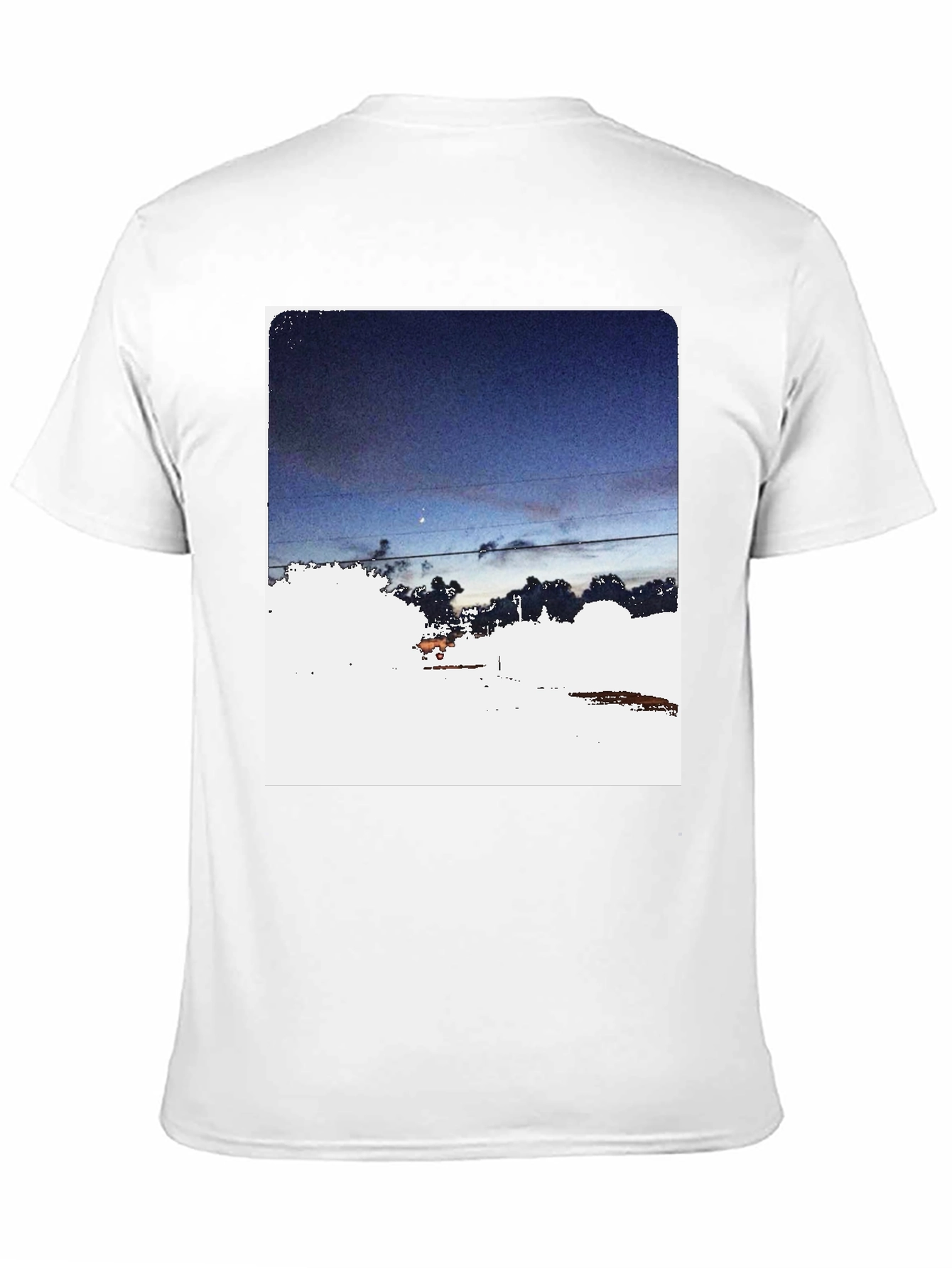 Night Sky Graphic Tee - Dark Aesthetic T-Shirt