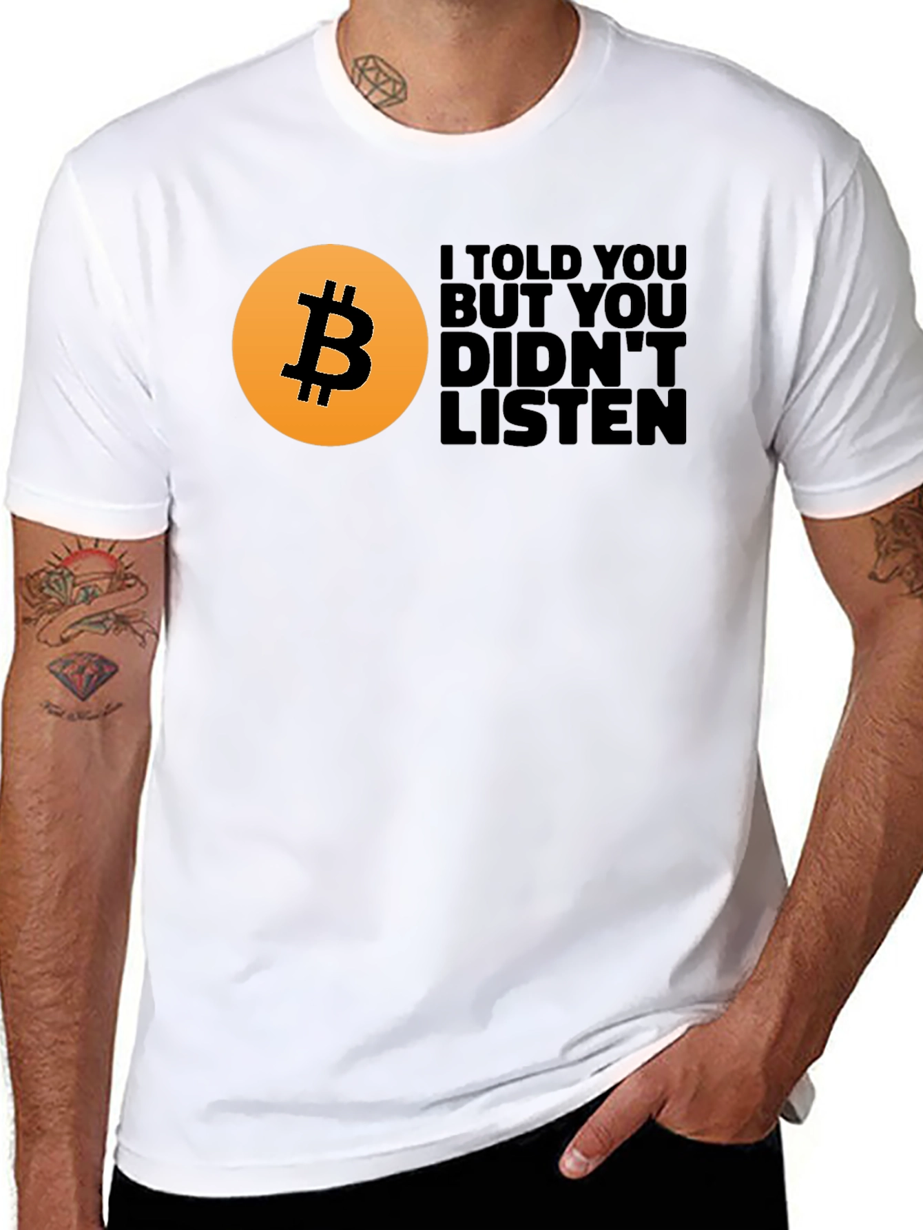 Bitcoin Told You T-Shirt Crypto Tee