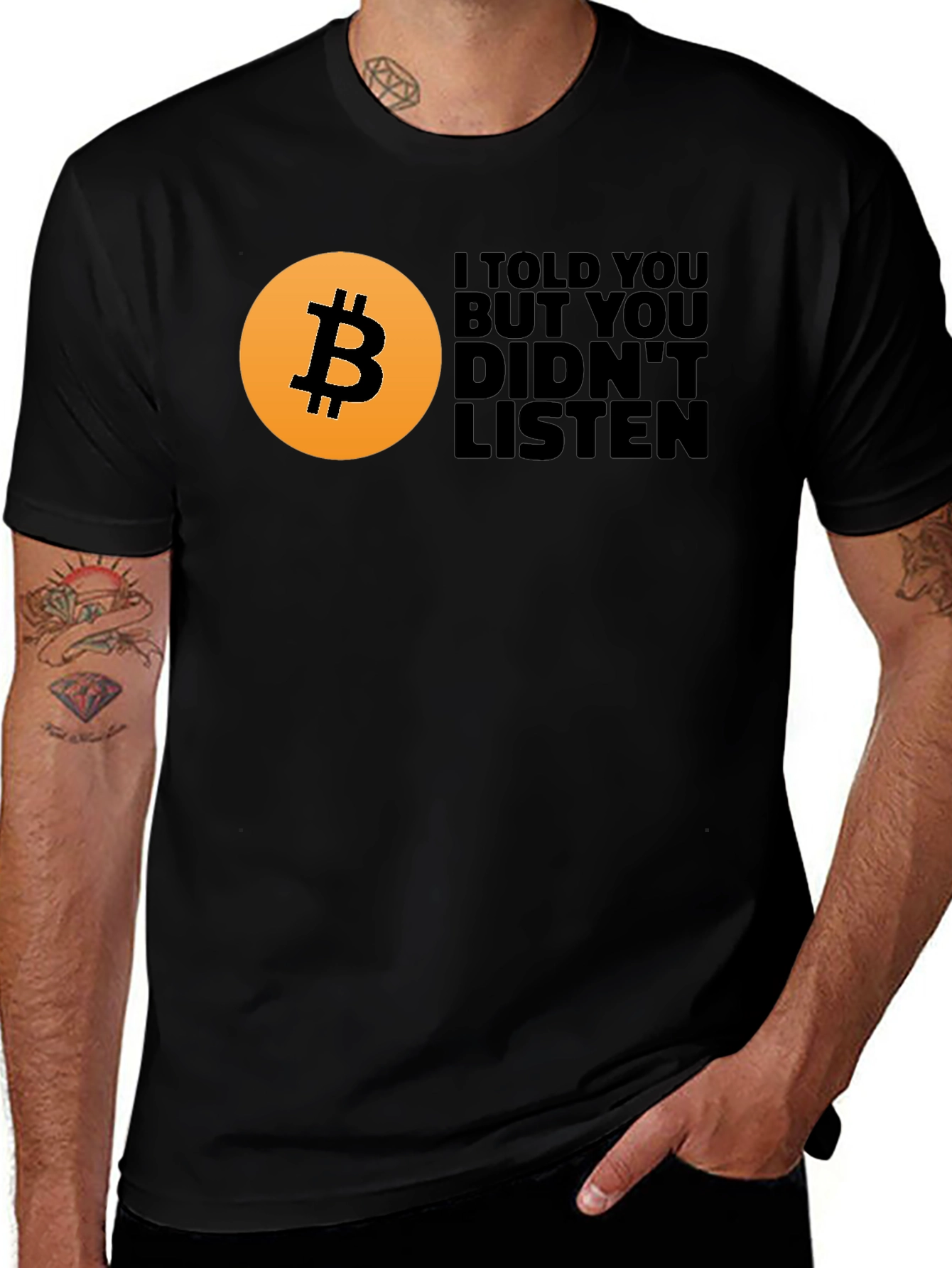 Bitcoin Told You T-Shirt Crypto Tee