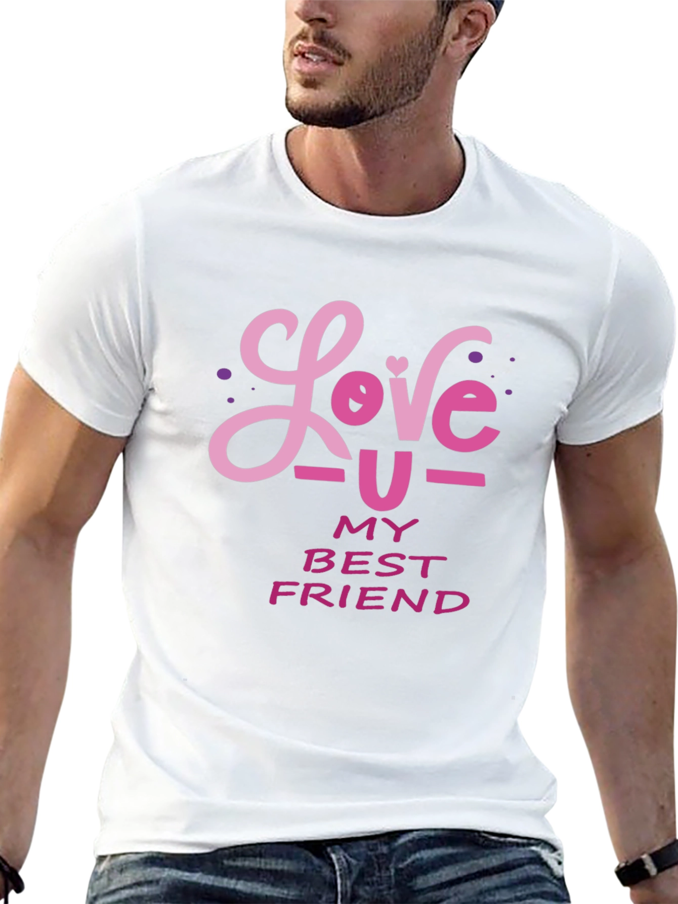Love You My Best Friend Graphic Tee