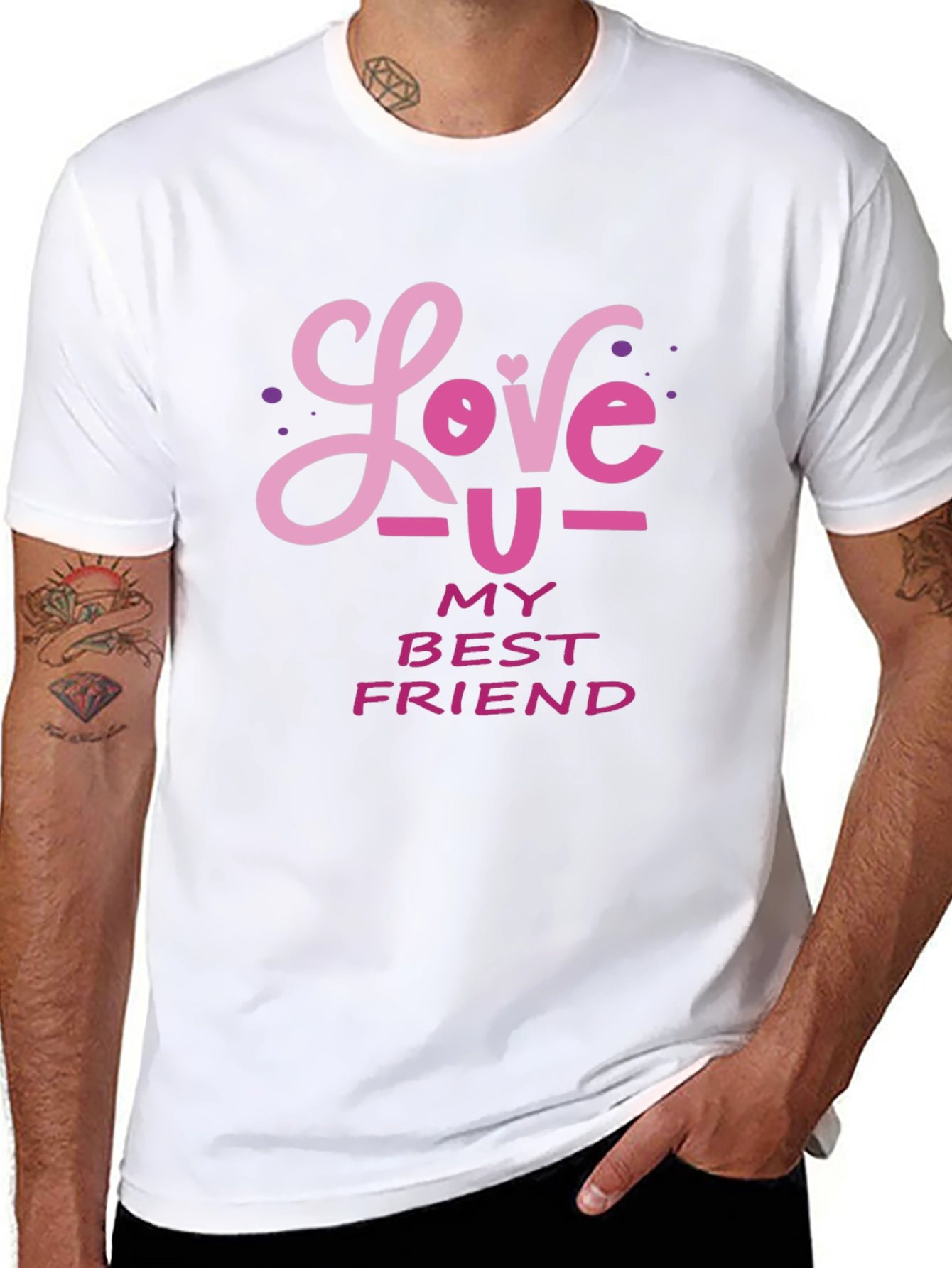 Love You My Best Friend Graphic Tee