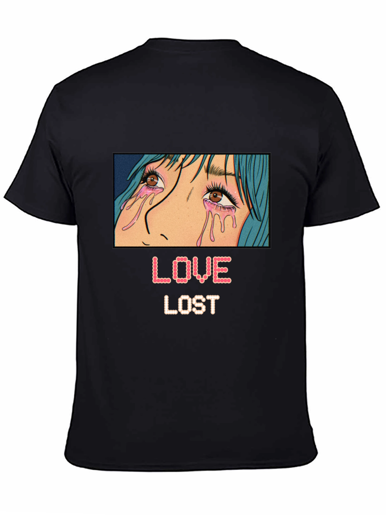 Love Lost Graphic Tee - Trendy Anime Style T-Shirt