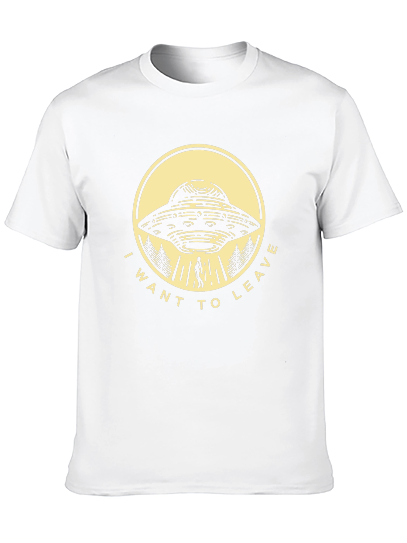 I Want To Leave UFO Abduction T-Shirt