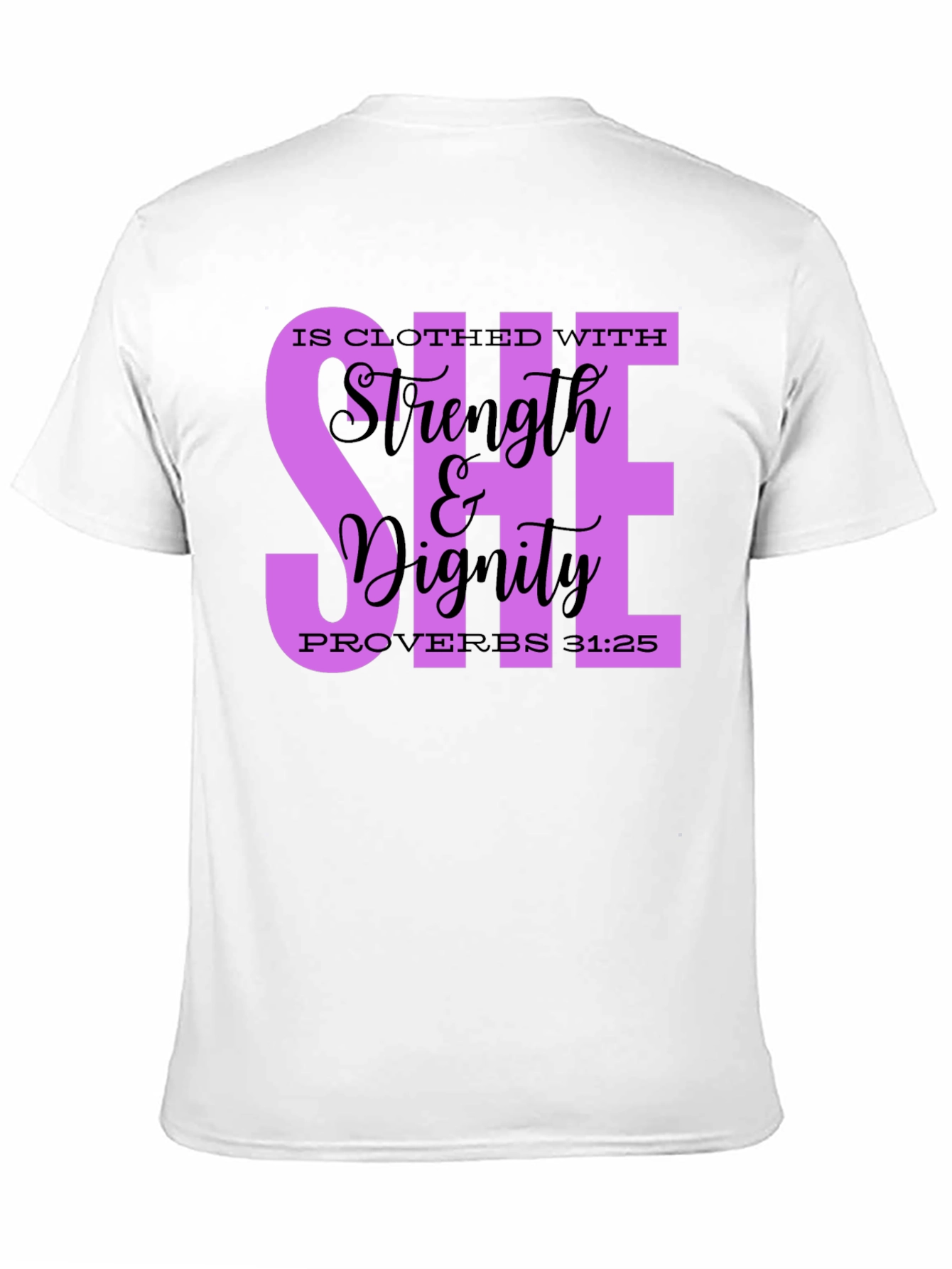 Strength & Dignity Womens Christian T-Shirt