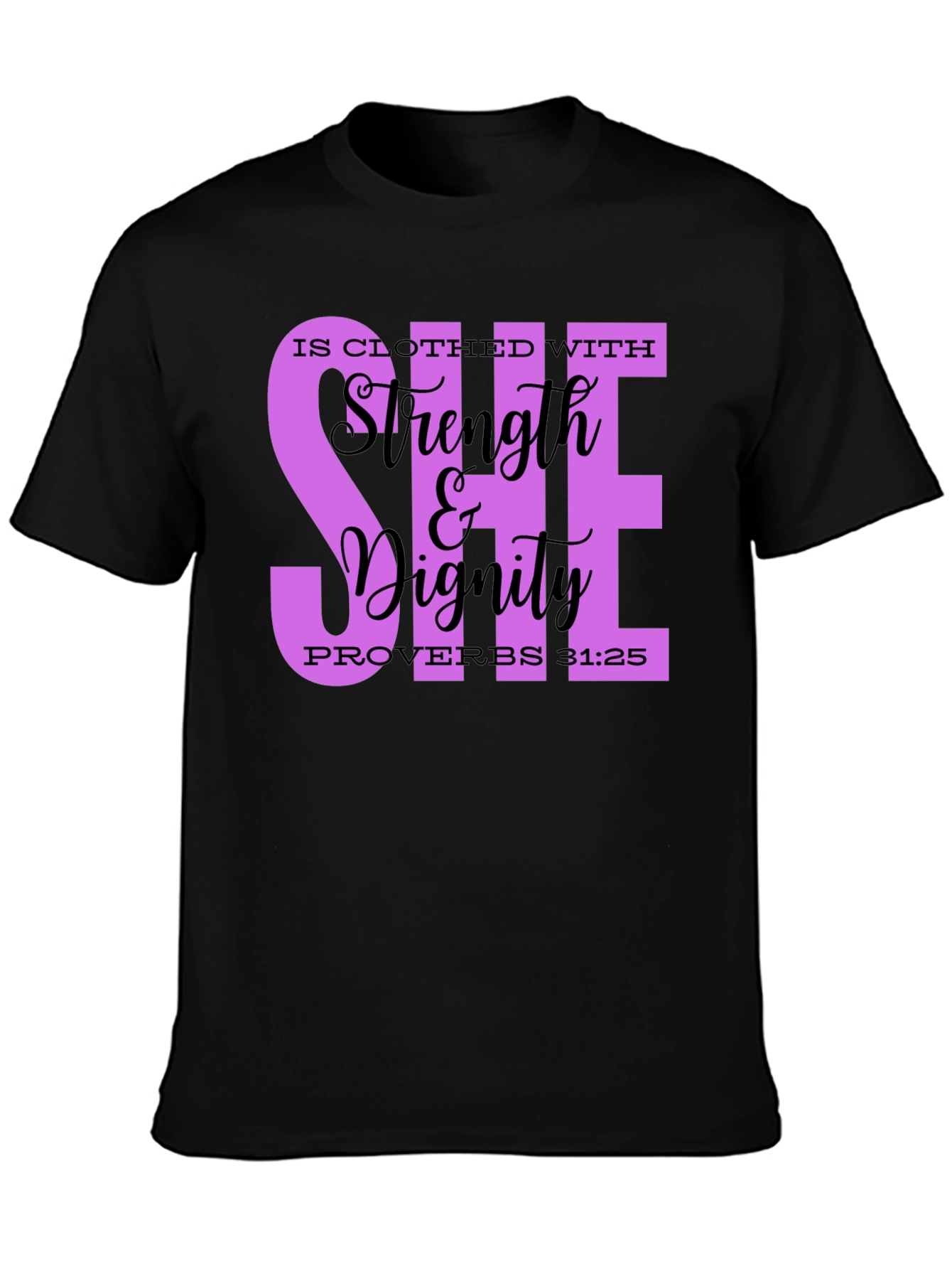Strength & Dignity Womens Christian T-Shirt
