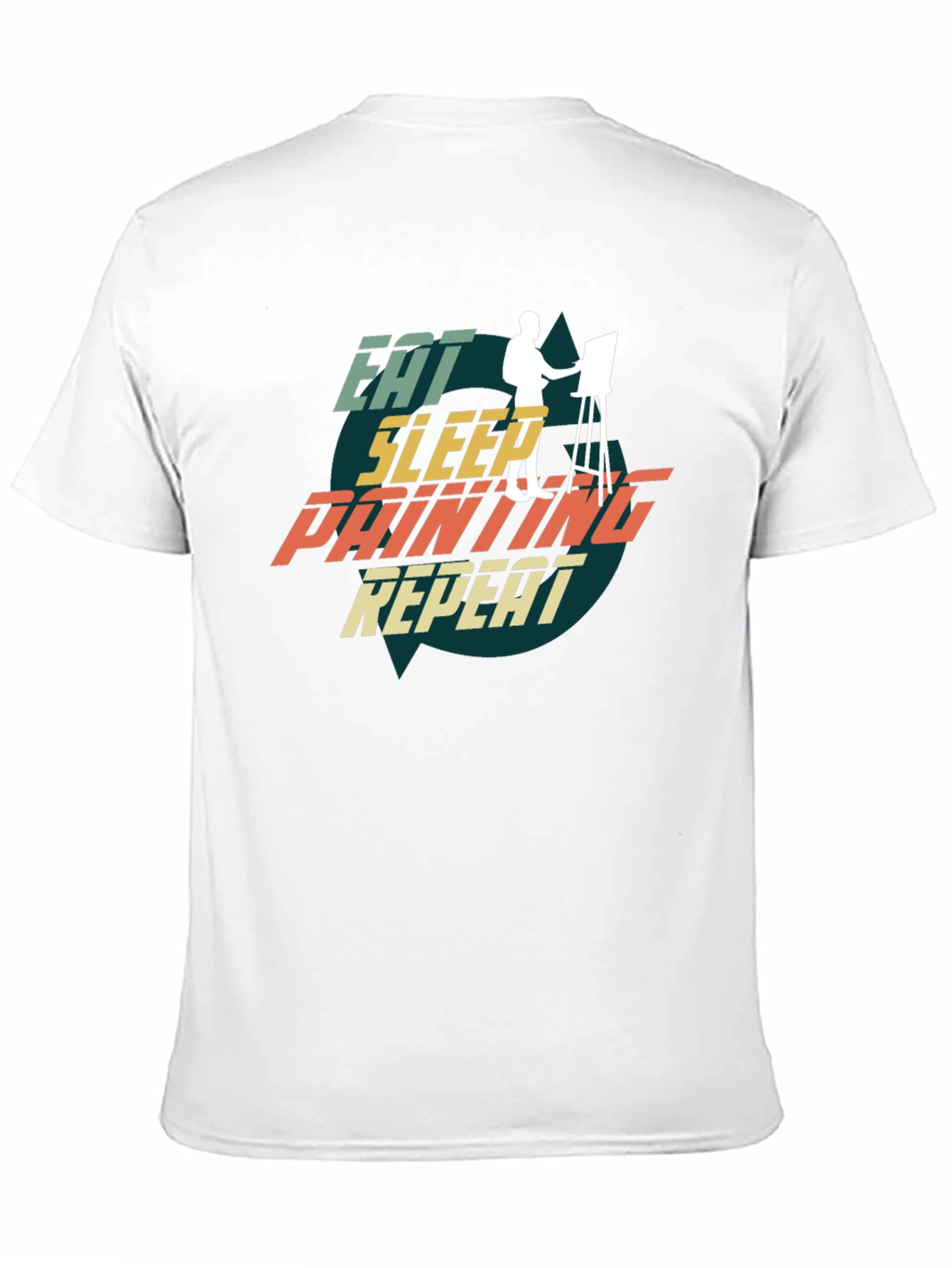 Eat Sleep Painting Repeat Graphic Tee