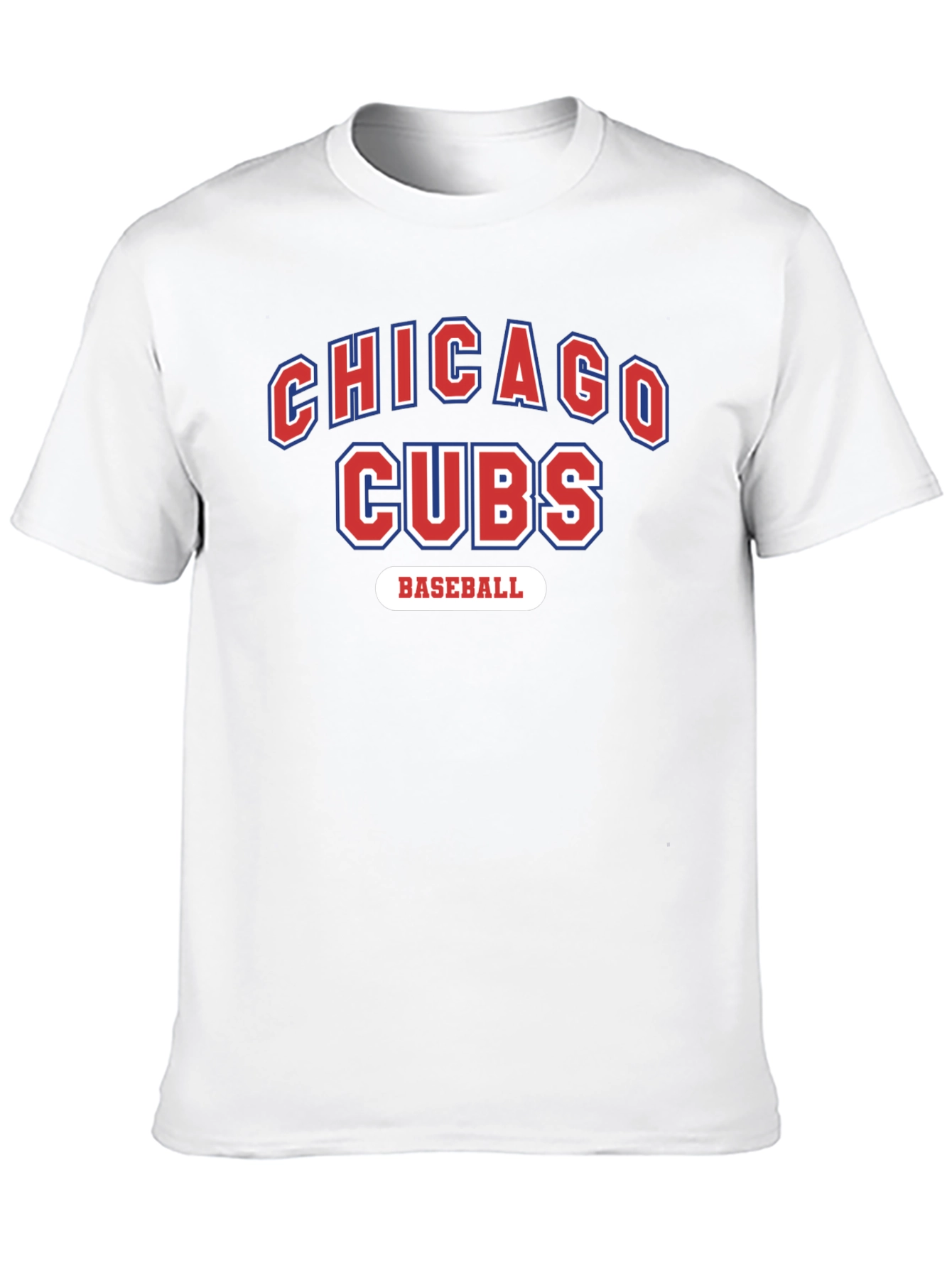 Chicago Cubs Baseball Black T-Shirt