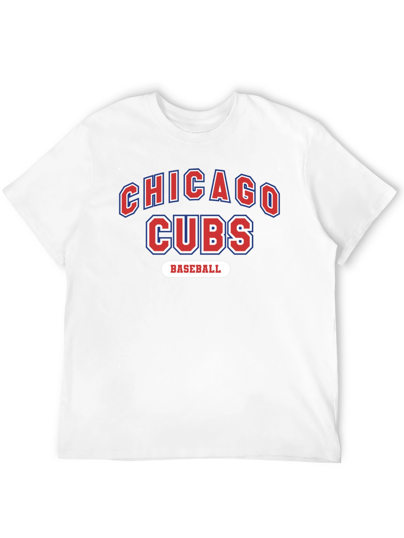 Chicago Cubs Baseball Black T-Shirt