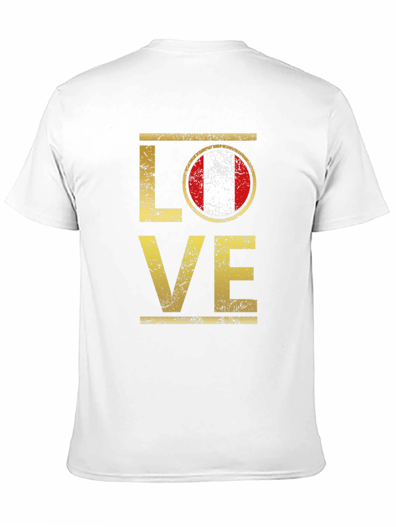 Peru Flag Love T-Shirt