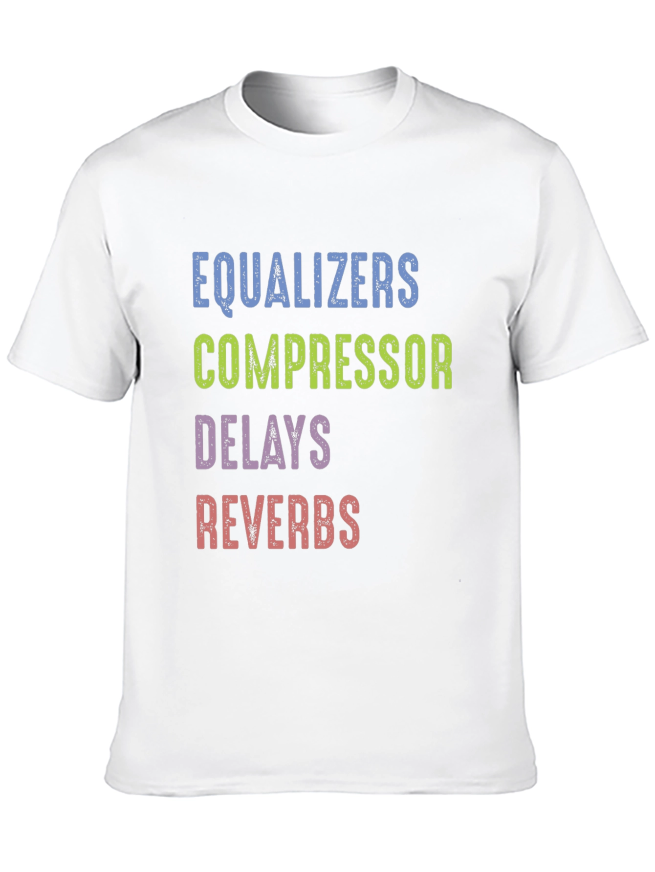 Equalizers Compressor Delays Reverbs Black Tee