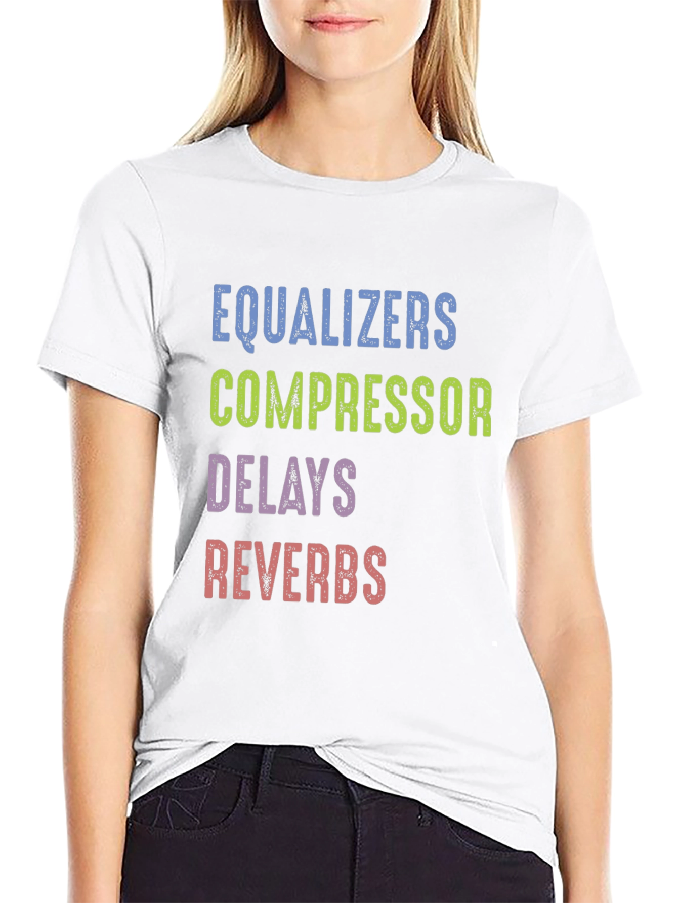 Equalizers Compressor Delays Reverbs Black Tee