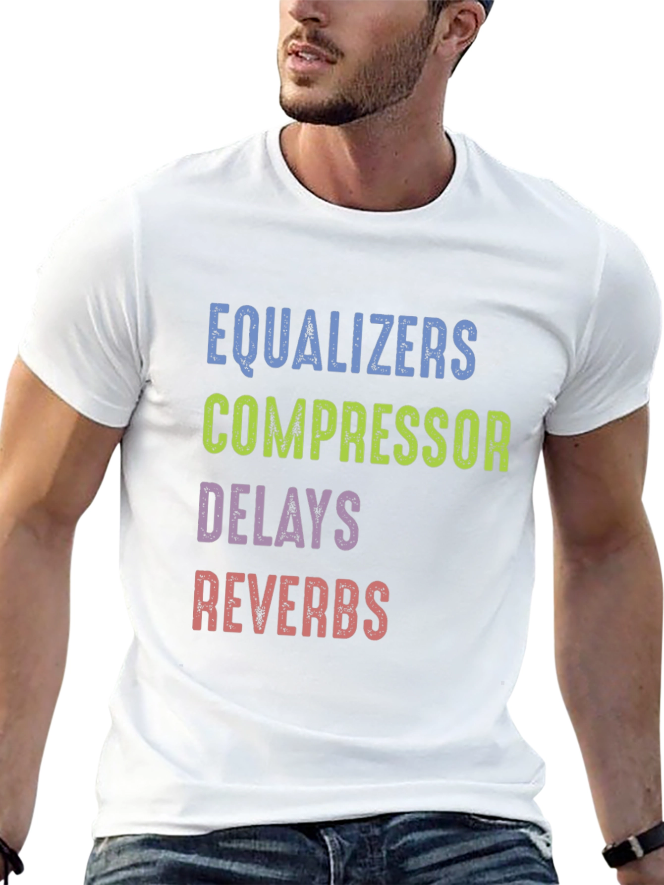 Equalizers Compressor Delays Reverbs Black Tee