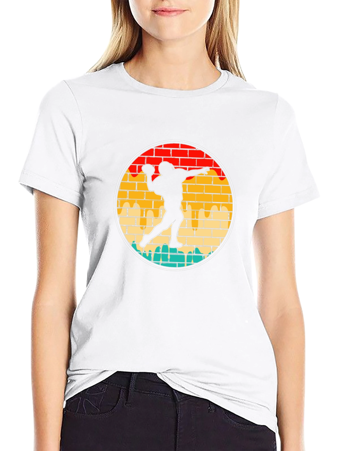 Football Thrower Graphic Tee