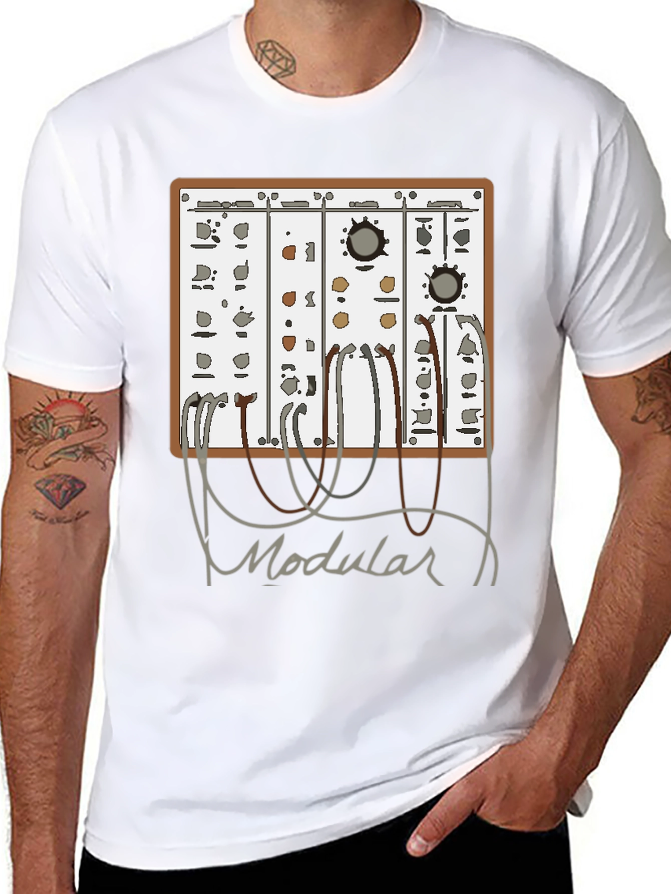 Modular Synth T-Shirt - Music Lover Tee