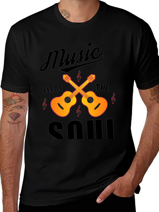 Music Feeds the Soul Graphic Tee