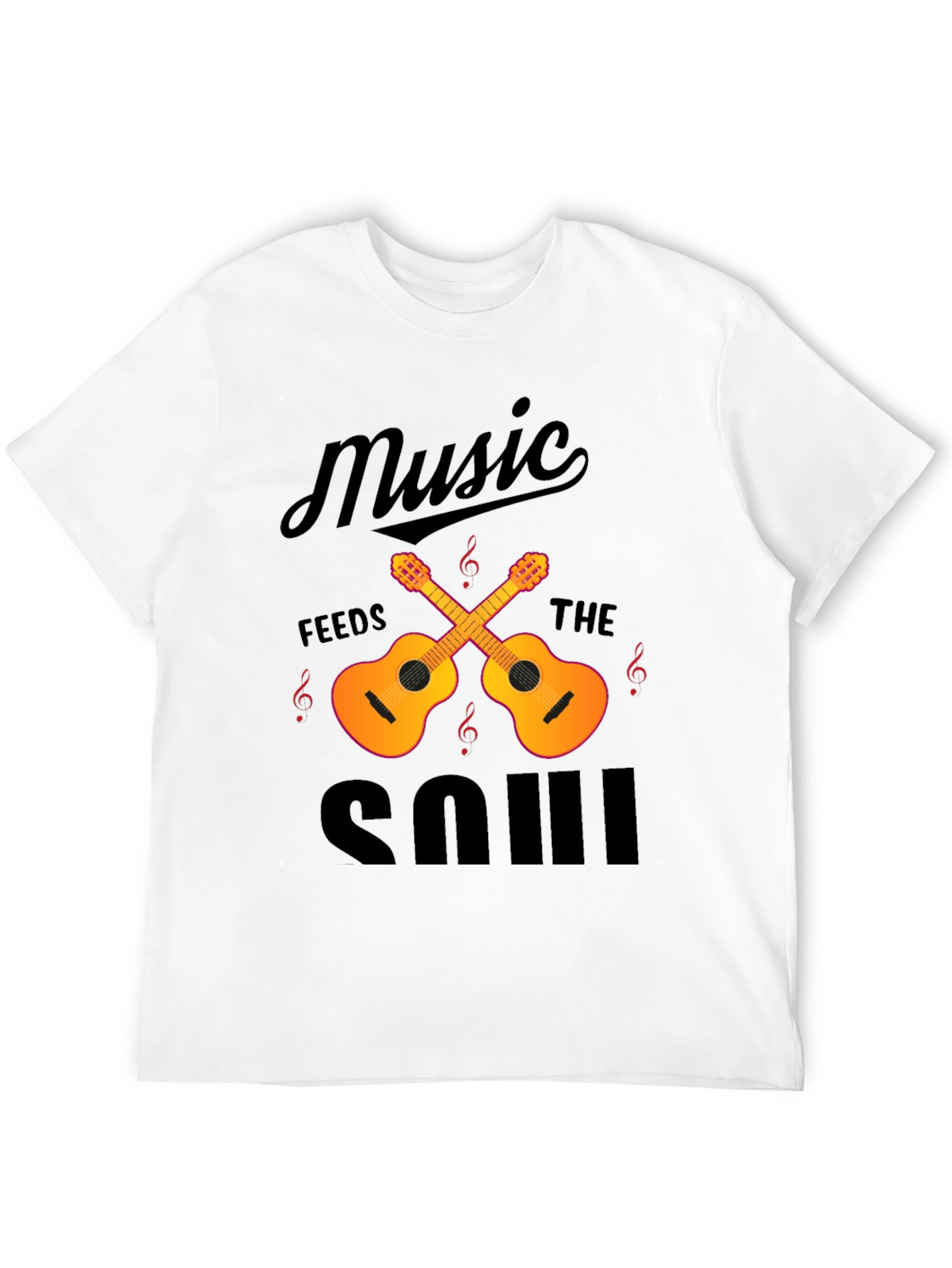 Music Feeds the Soul Graphic Tee