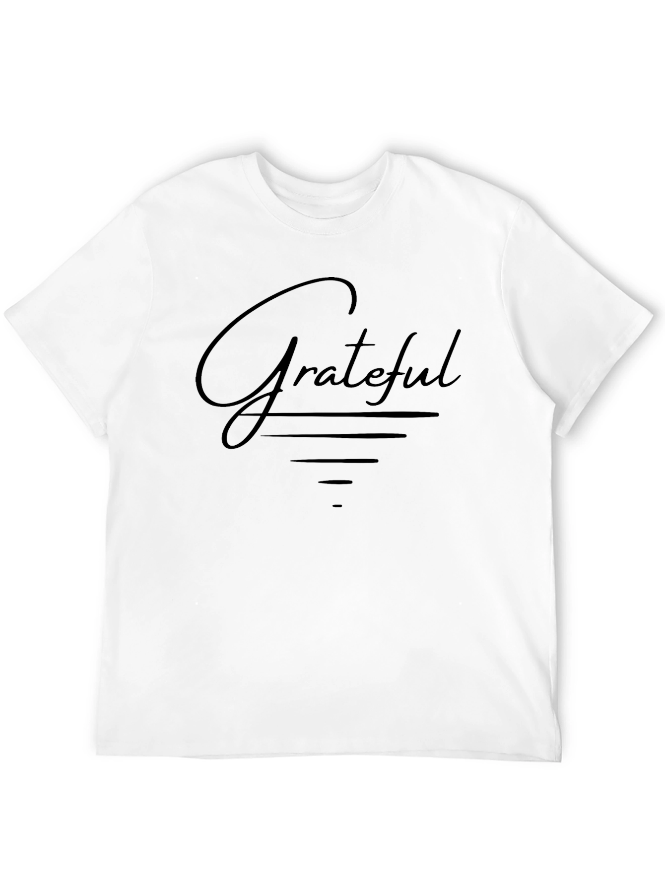 Grateful Black Crewneck T-Shirt