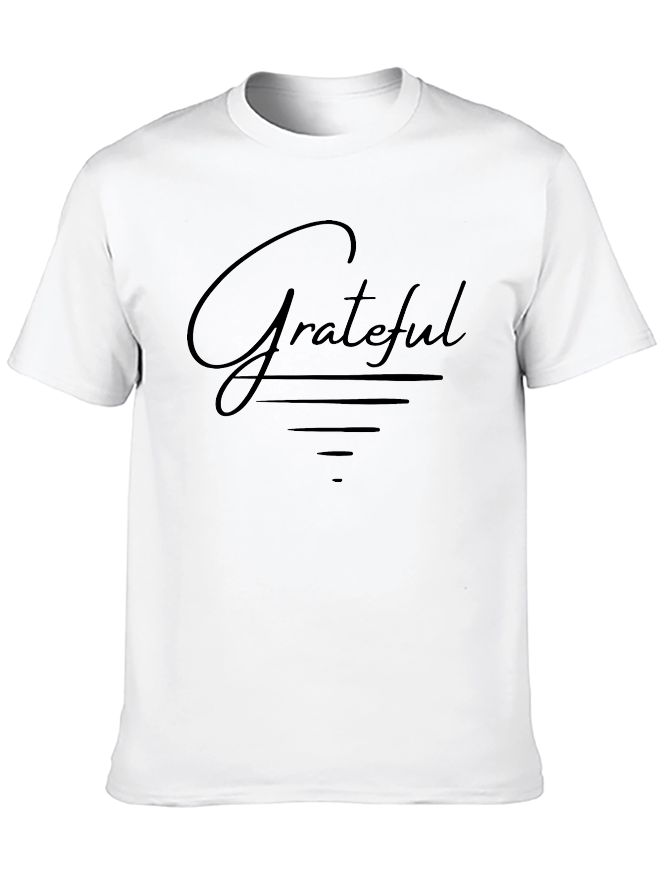 Grateful Black Crewneck T-Shirt