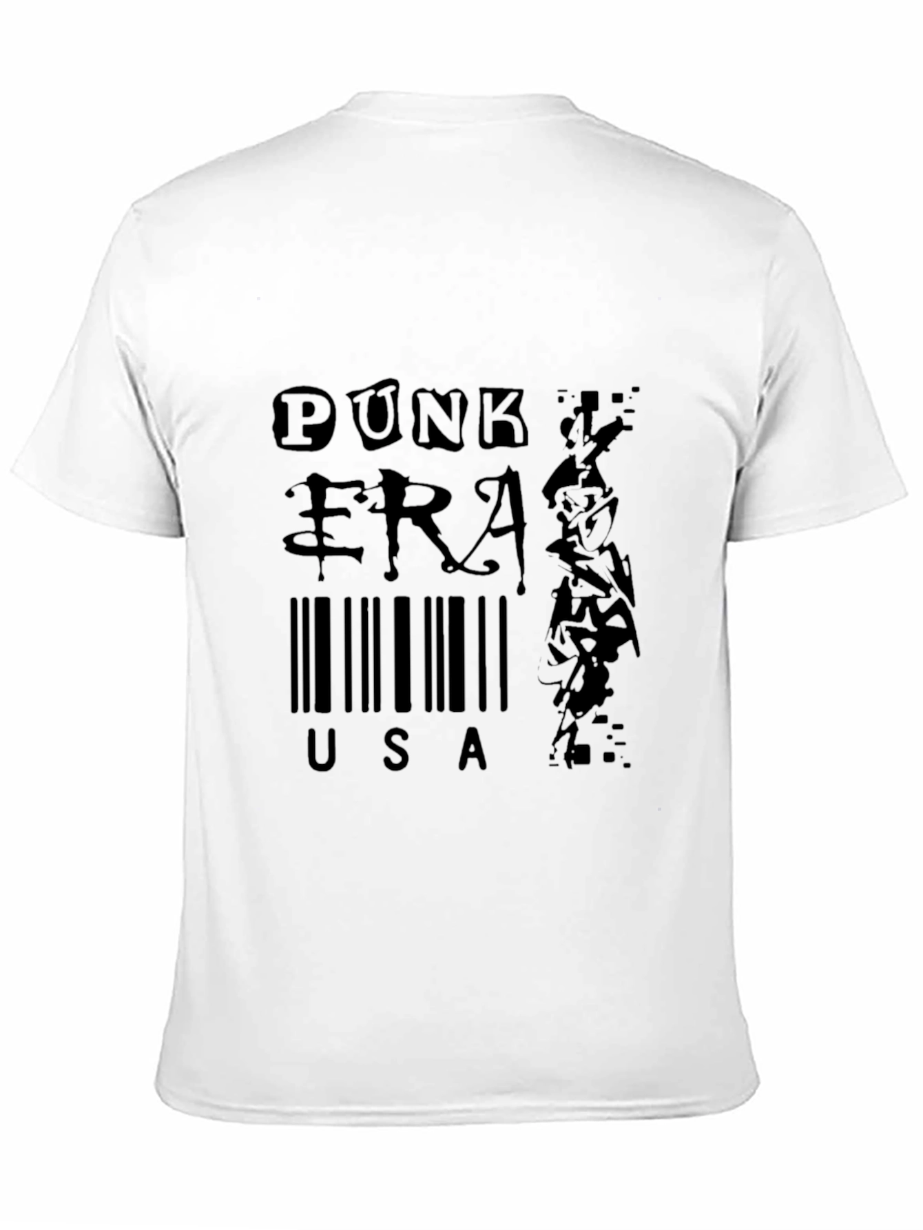 Punk Era USA Black Graphic T-Shirt