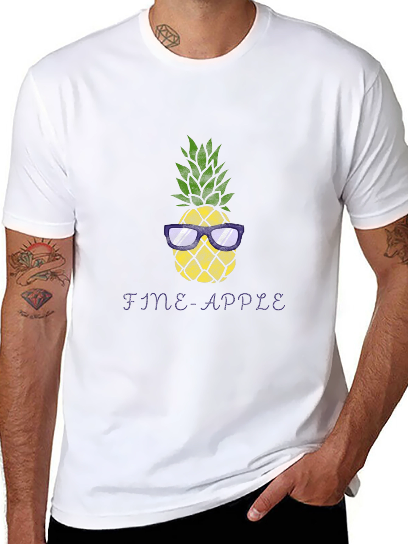 Cool Pineapple T-Shirt - Fine-Apple Graphic Tee