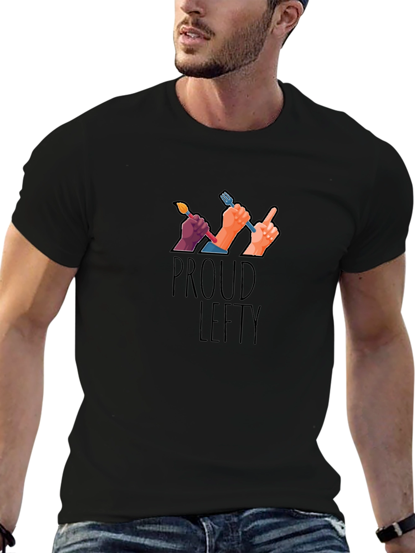 Proud Lefty Graphic Tee - Left Handed Pride!