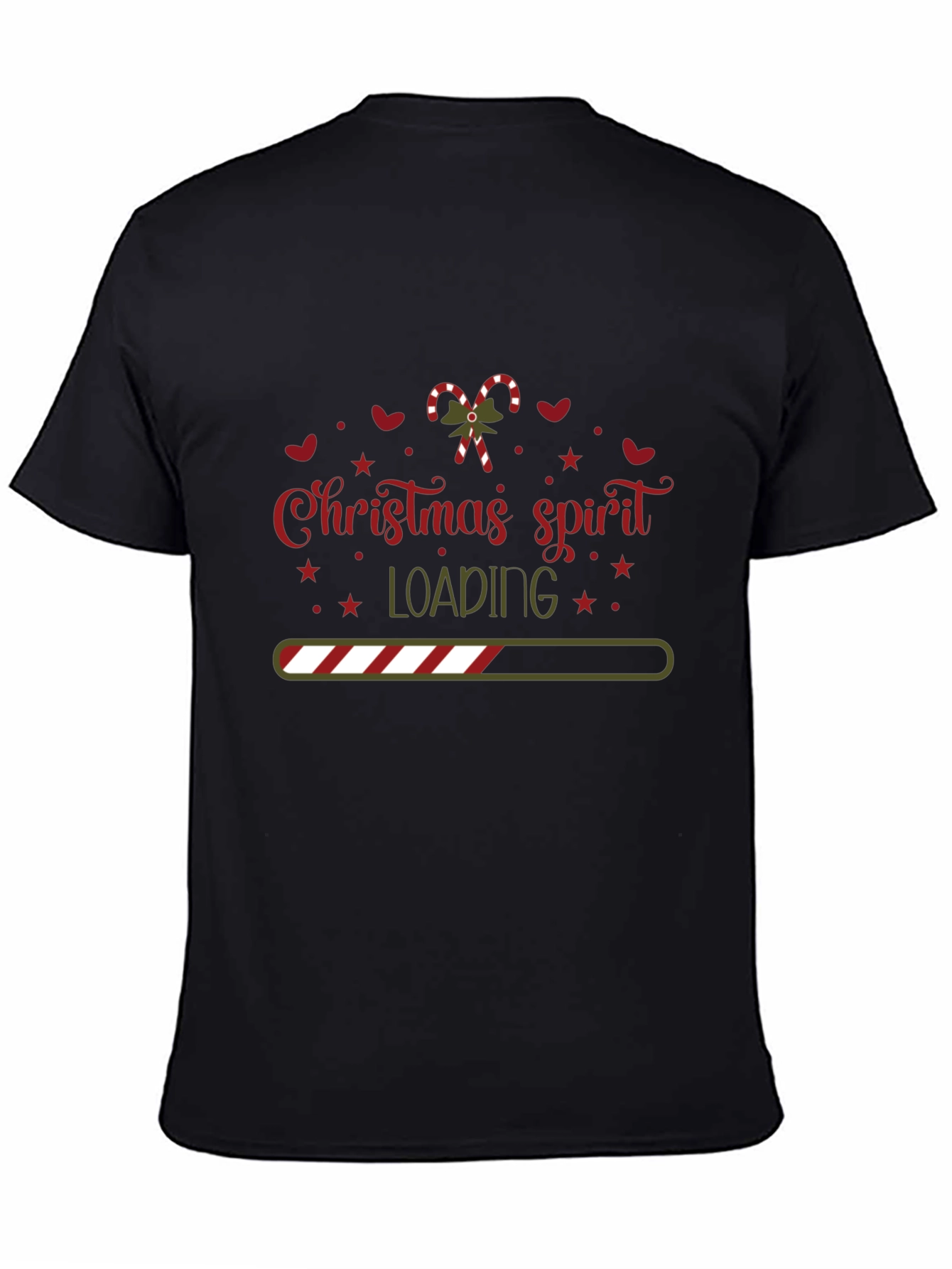 Christmas Spirit Loading Graphic Tee Shirt